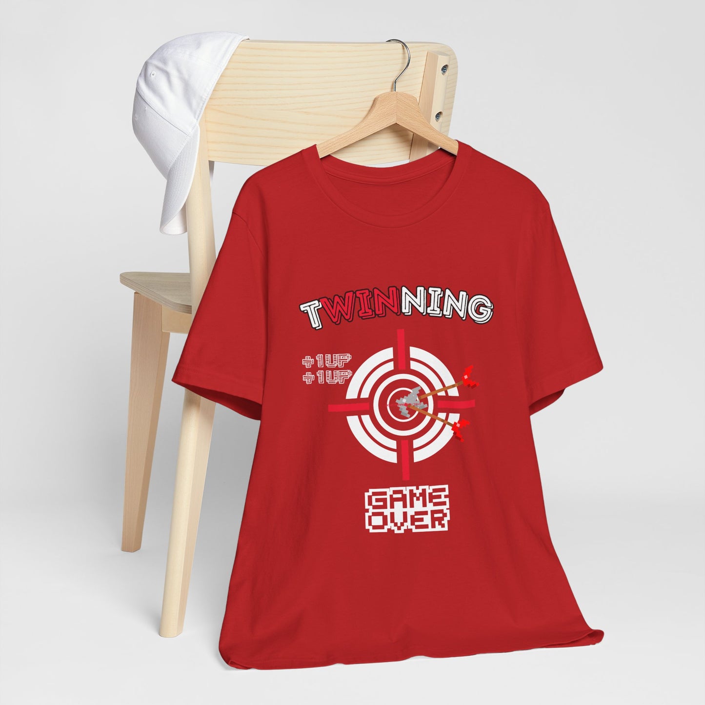 Twin Dad Tee — Retro Arcade Gamer T-Shirt