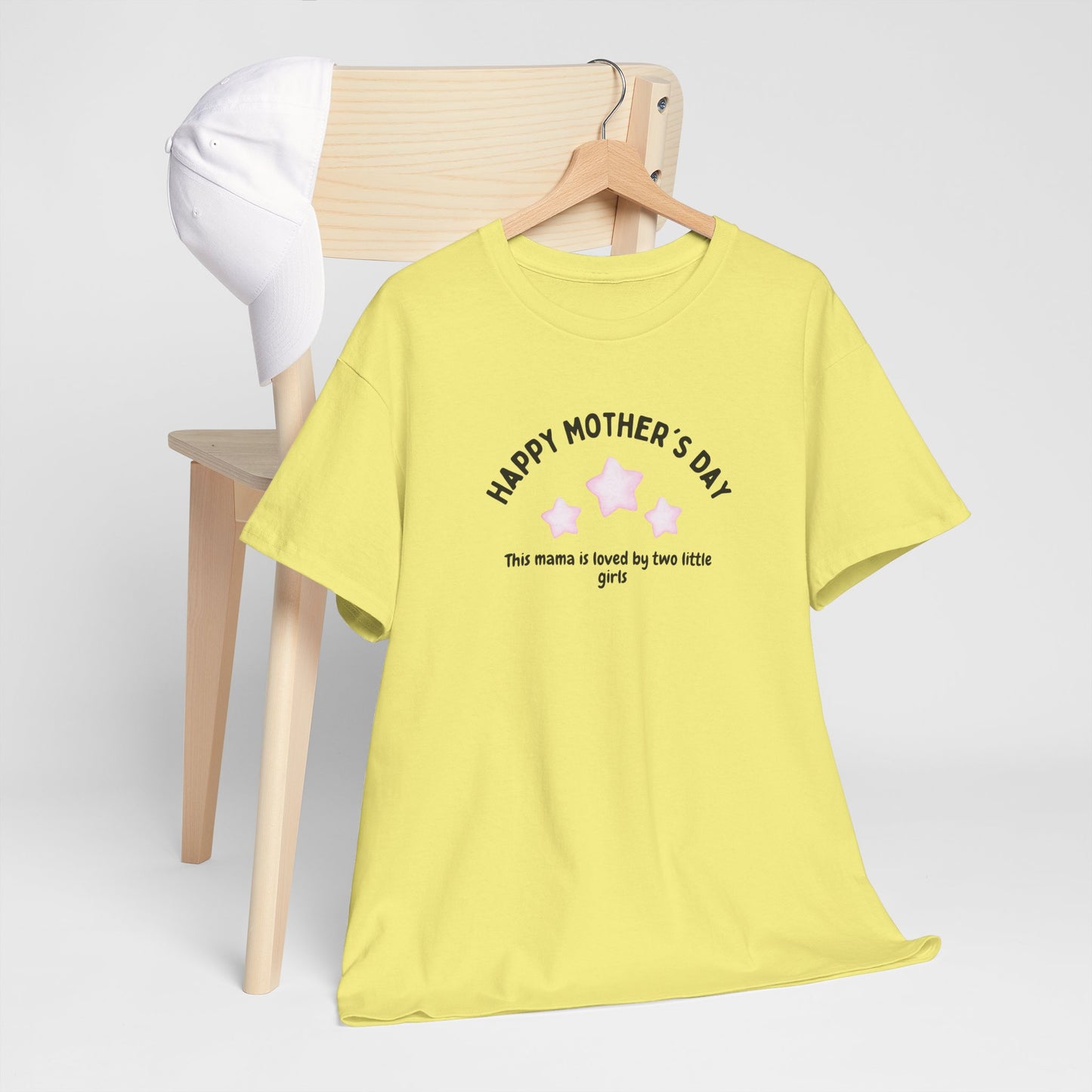 Happy Mother's Day-This Mama is loved by two little girls- Women's Tee - Mother's Day Gift