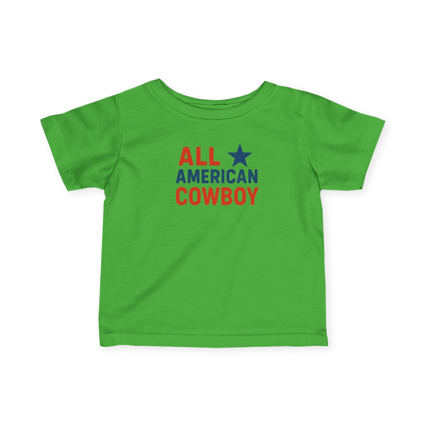 "All American Cowboy" Patriotic Baby T-Shirt (6-24 months)