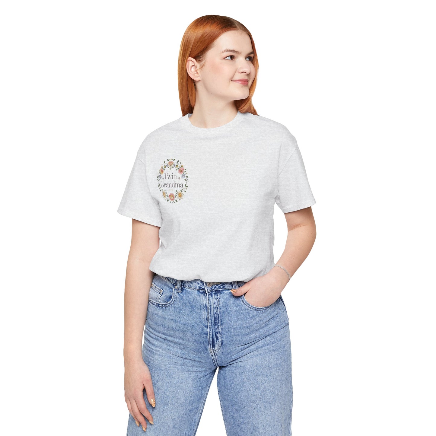 Twin Grandma Floral Tee — Vintage Flower T-Shirt