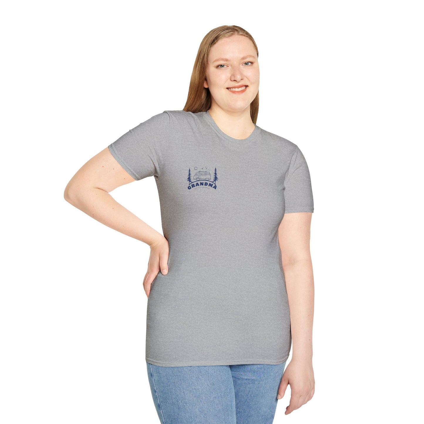 Grandma of Triplets - Camper Van Graphic-Front and Back Design