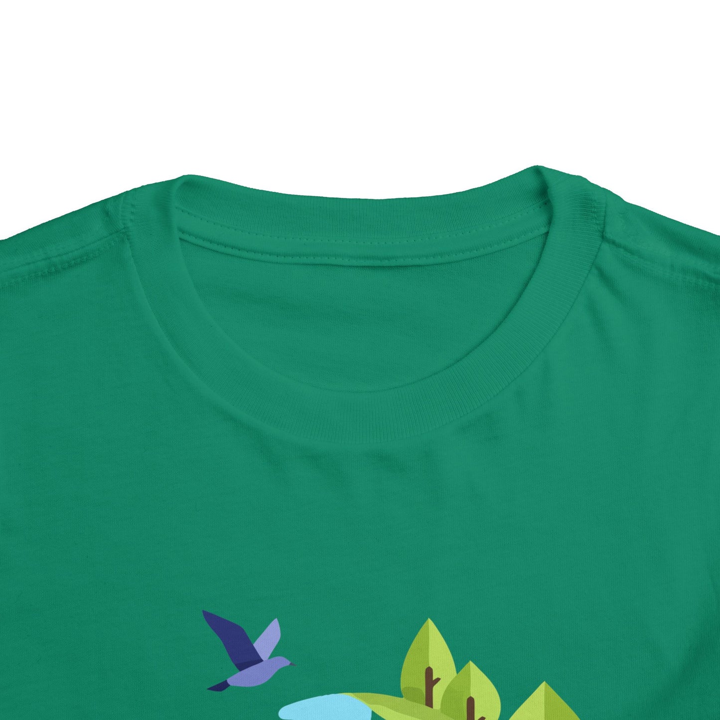 Toddler Tee - "Save the Ocean" Eco Wildlife Graphic