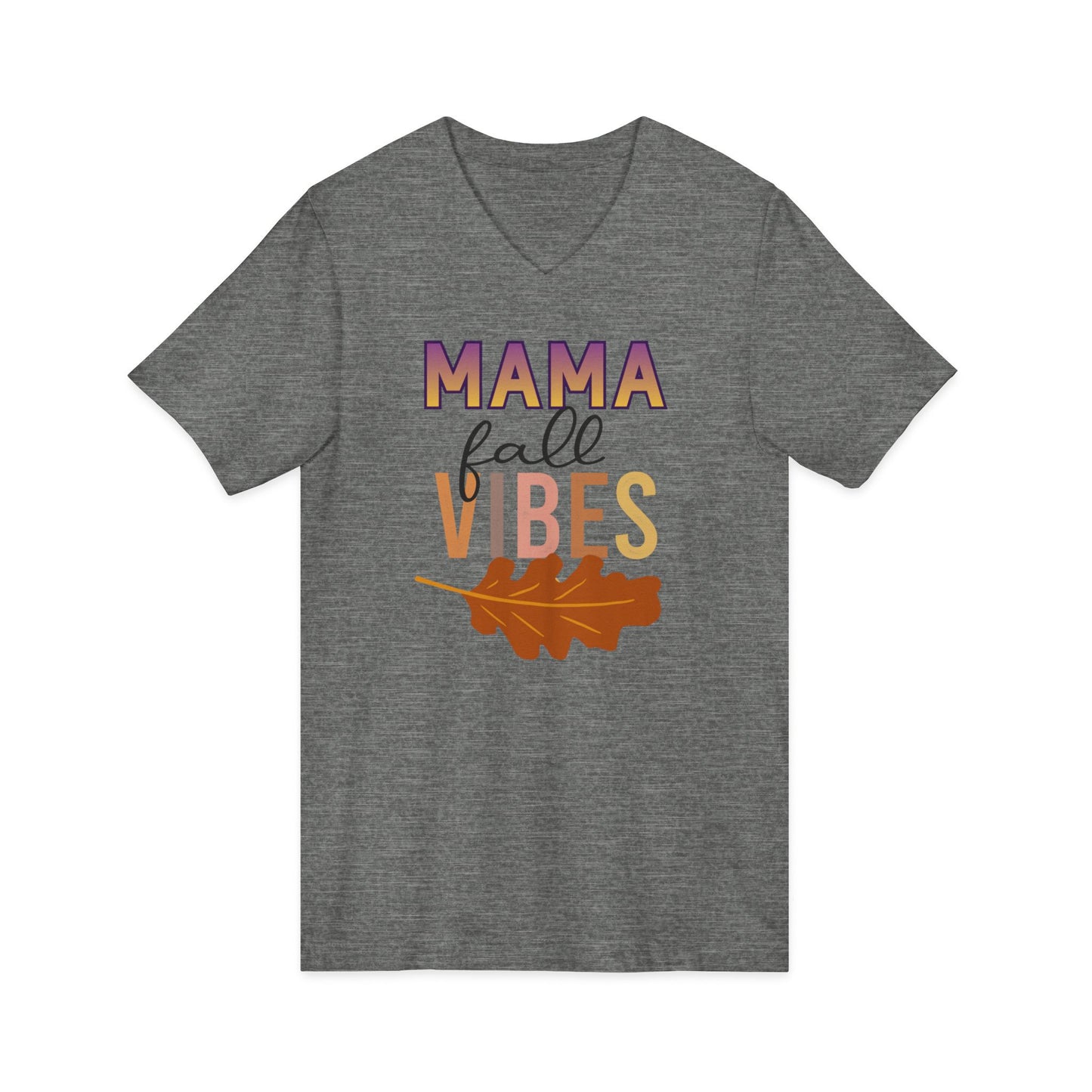 Mama Fall Vibes V-Neck Tee