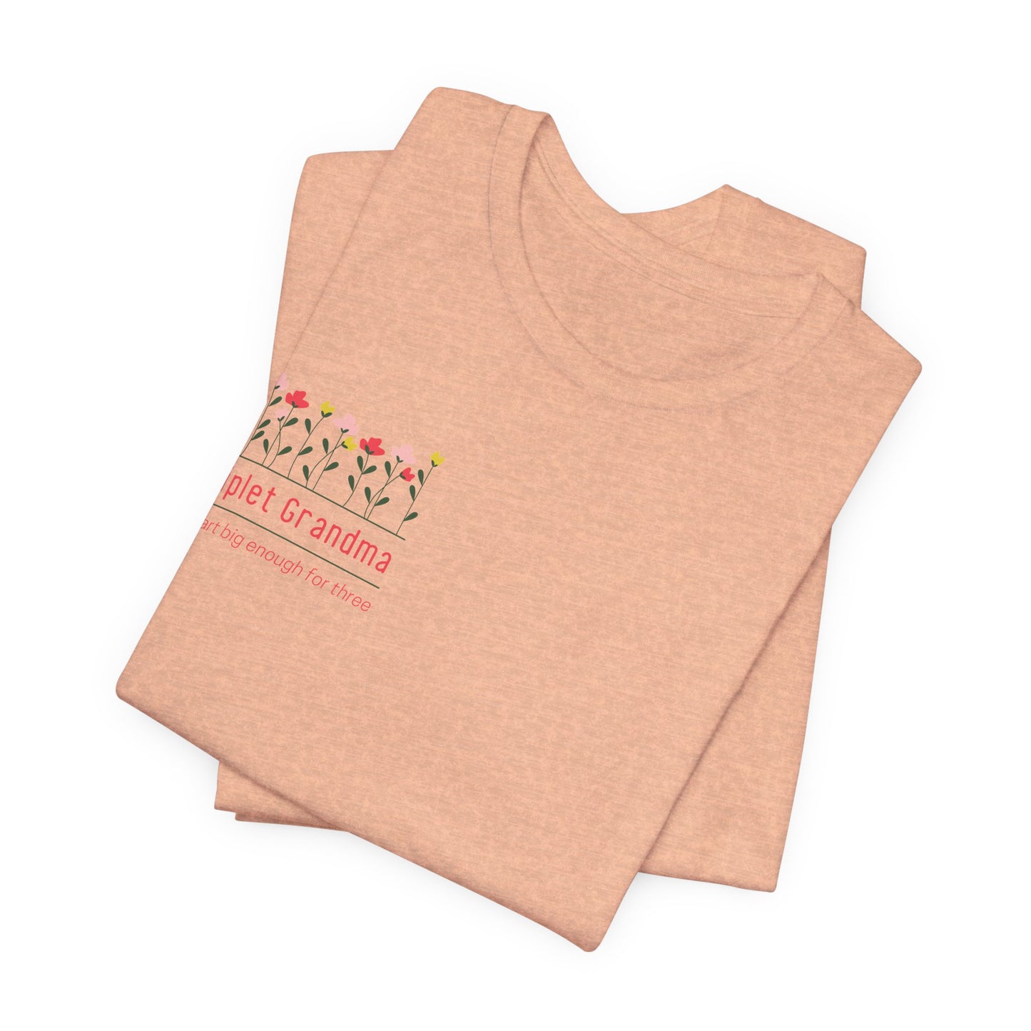 Triplet Grandma- Floral T-Shirt