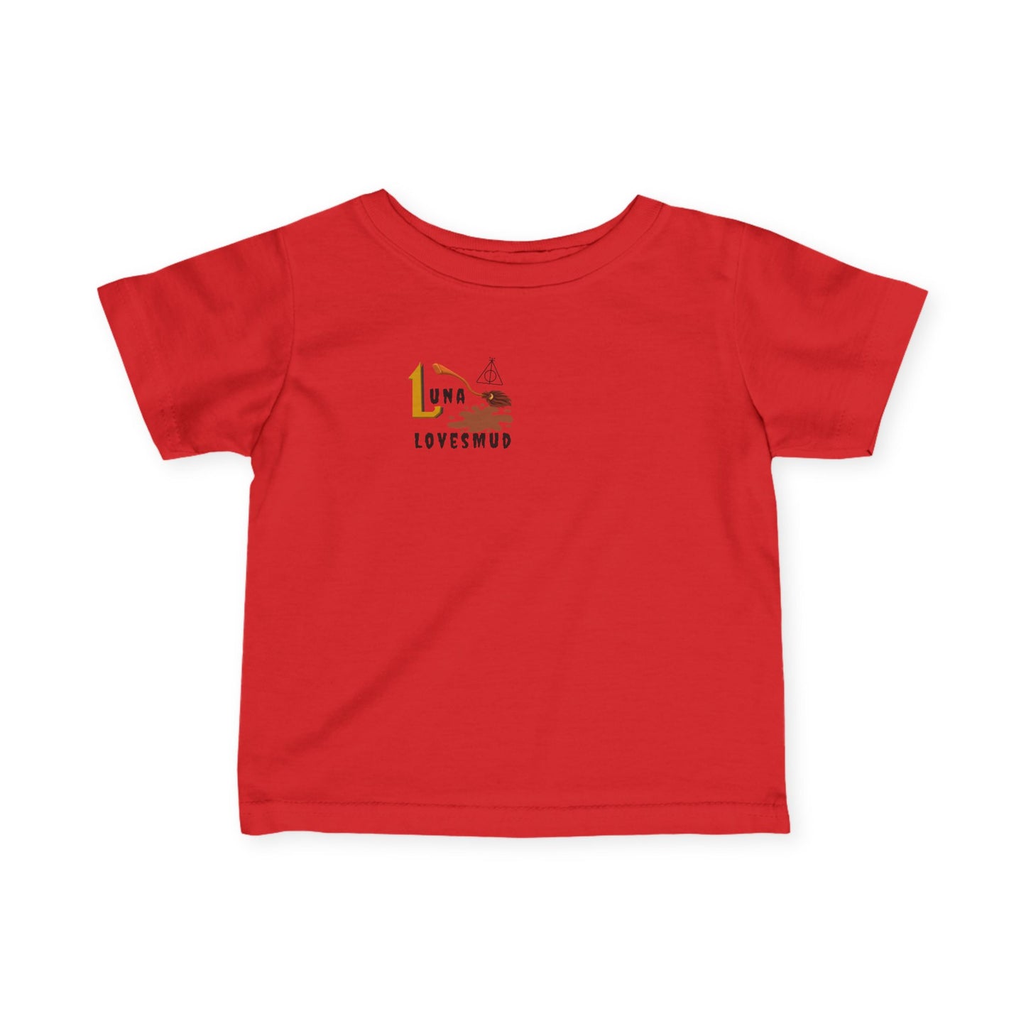 Family Matching Set-Magic Theme-"Luna Loves Mud" Baby/Toddler Tee (Ages 6-24 Months)