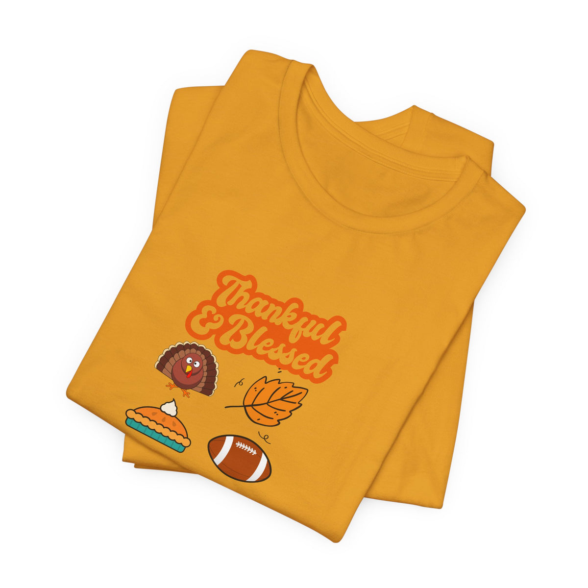 Thankful & Blessed Thanksgiving T-Shirt