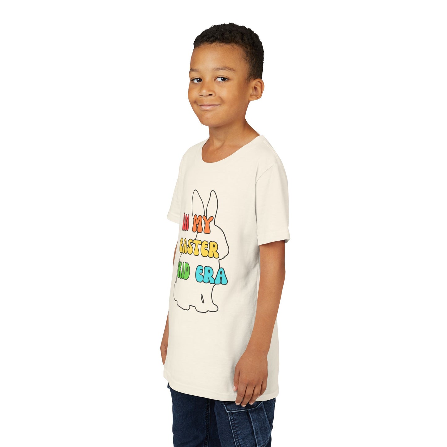 Youth Easter T-Shirt — "In My Easter Kid Era" Bunny Graphic