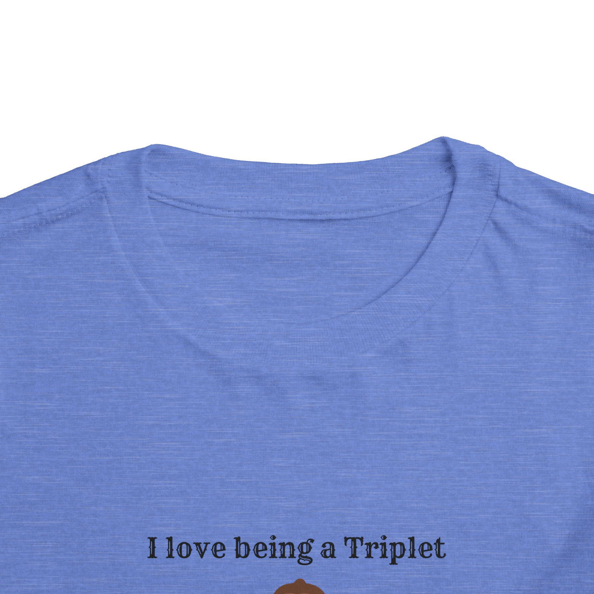 I Love Being a Triplet Toddler Tee – Cute Matching Sibling Autumn Shirt