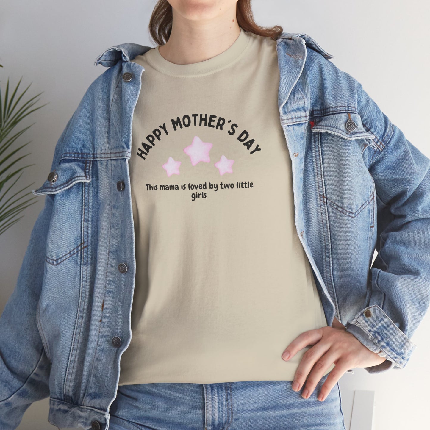 Happy Mother's Day-This Mama is loved by two little girls- Women's Tee - Mother's Day Gift