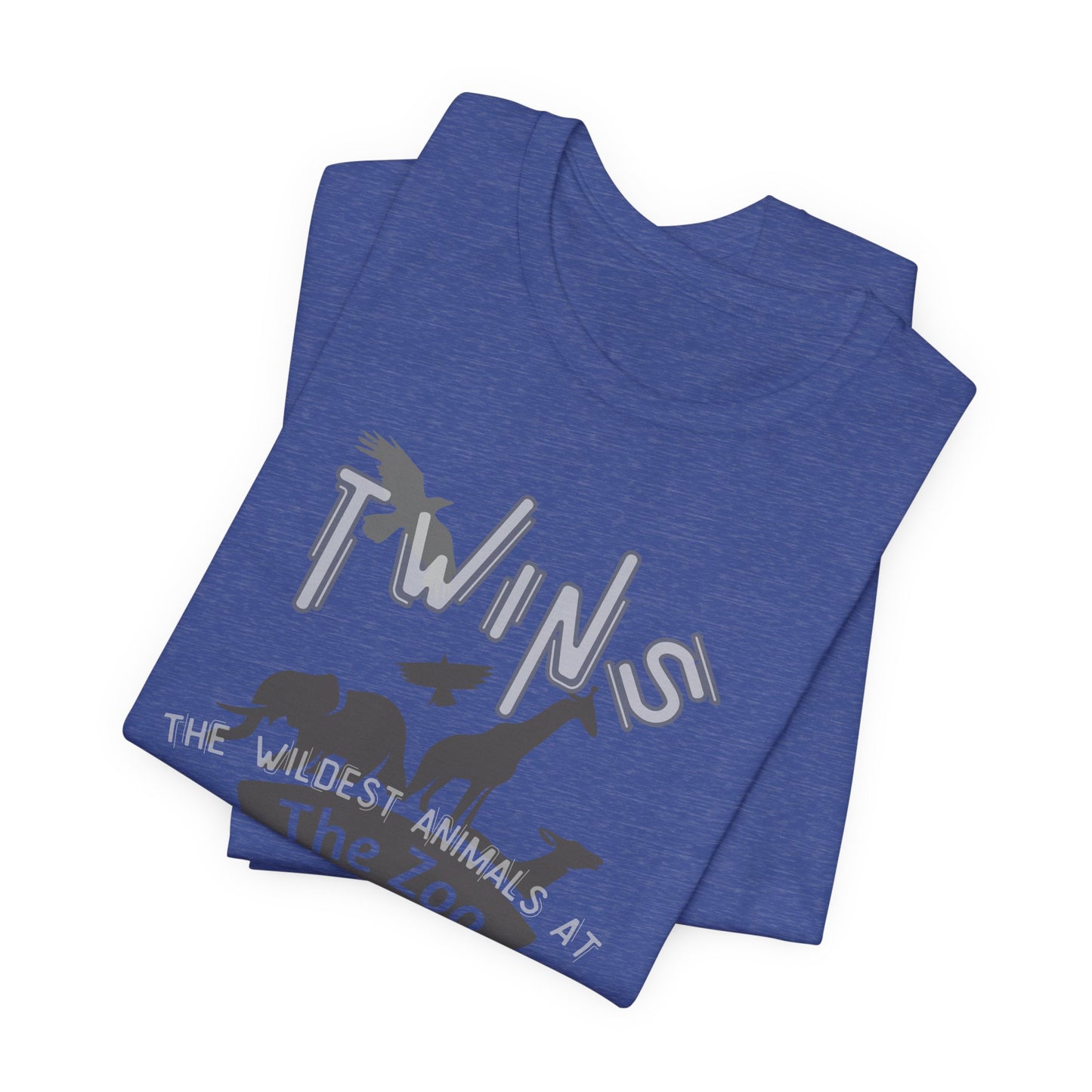 Twins Zoo T-Shirt — 'The Wildest Animals at the Zoo' Graphic Tee