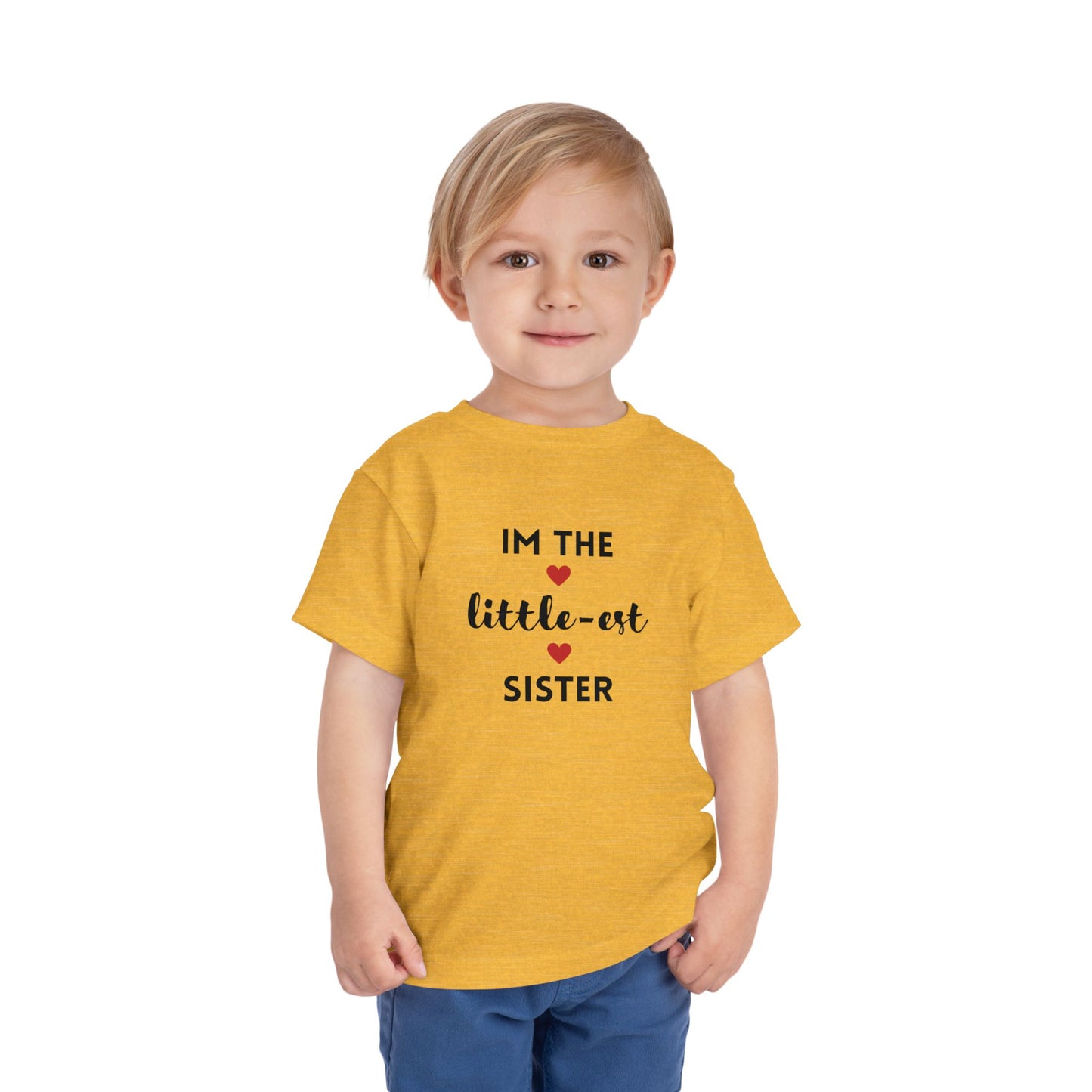 I'm the Little-est Sister- Sibling T-Shirt for Family Matching