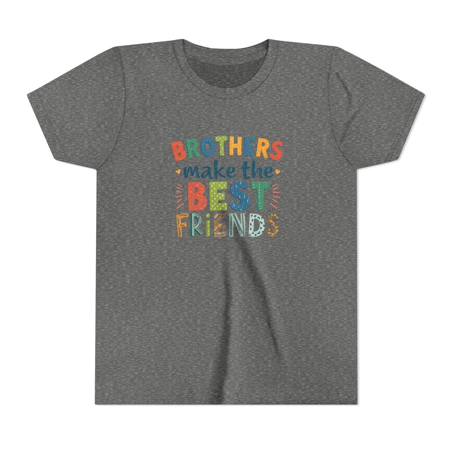 Youth Tee — "Brothers Make the Best Friends" Colorful Kids T‑Shirt