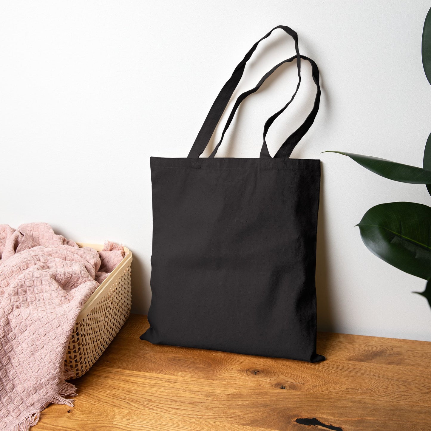 Grammy-Positive Vibes Only – Vintage Sunset Wave Canvas Shopper