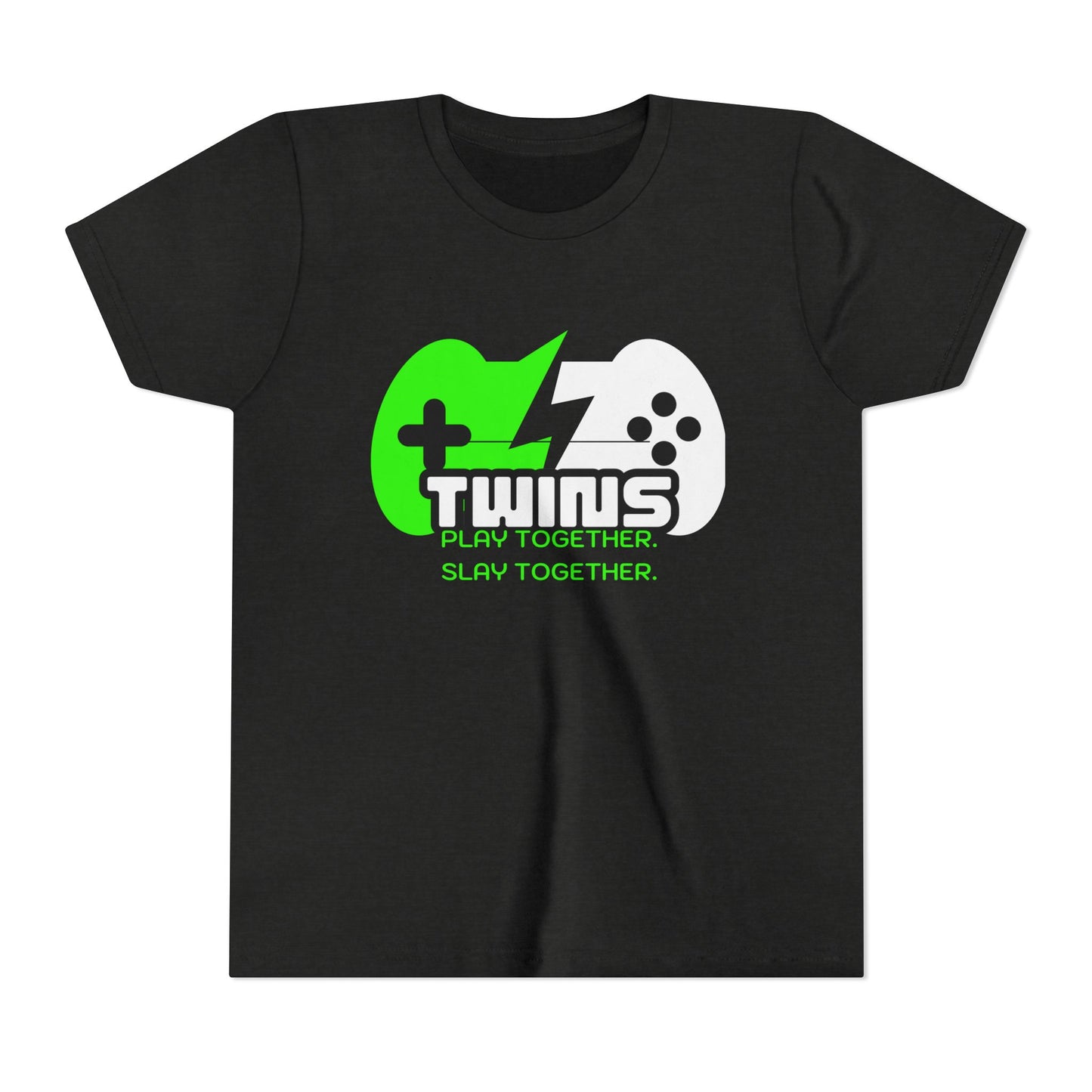 Teen Twins Gaming Tee — "Twins: Play Together, Slay Together"