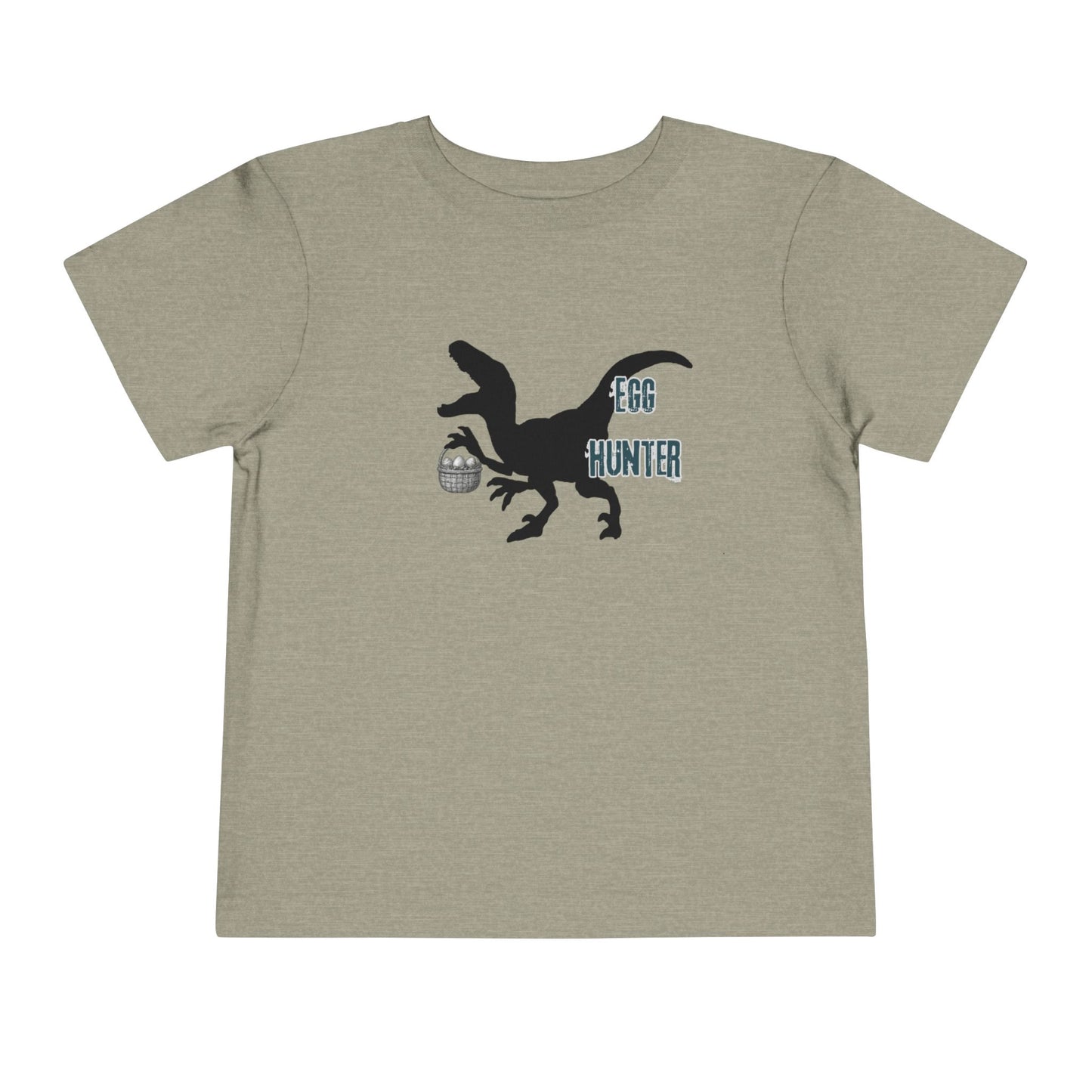 kids 2-5 years Tee — "Egg Hunter" Dinosaur Easter Shirt