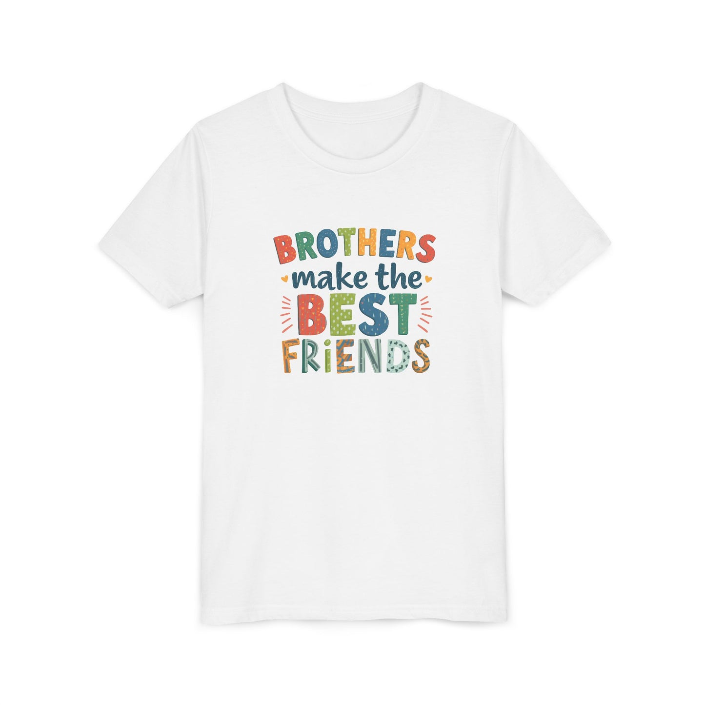 Youth Tee — "Brothers Make the Best Friends" Colorful Kids T‑Shirt