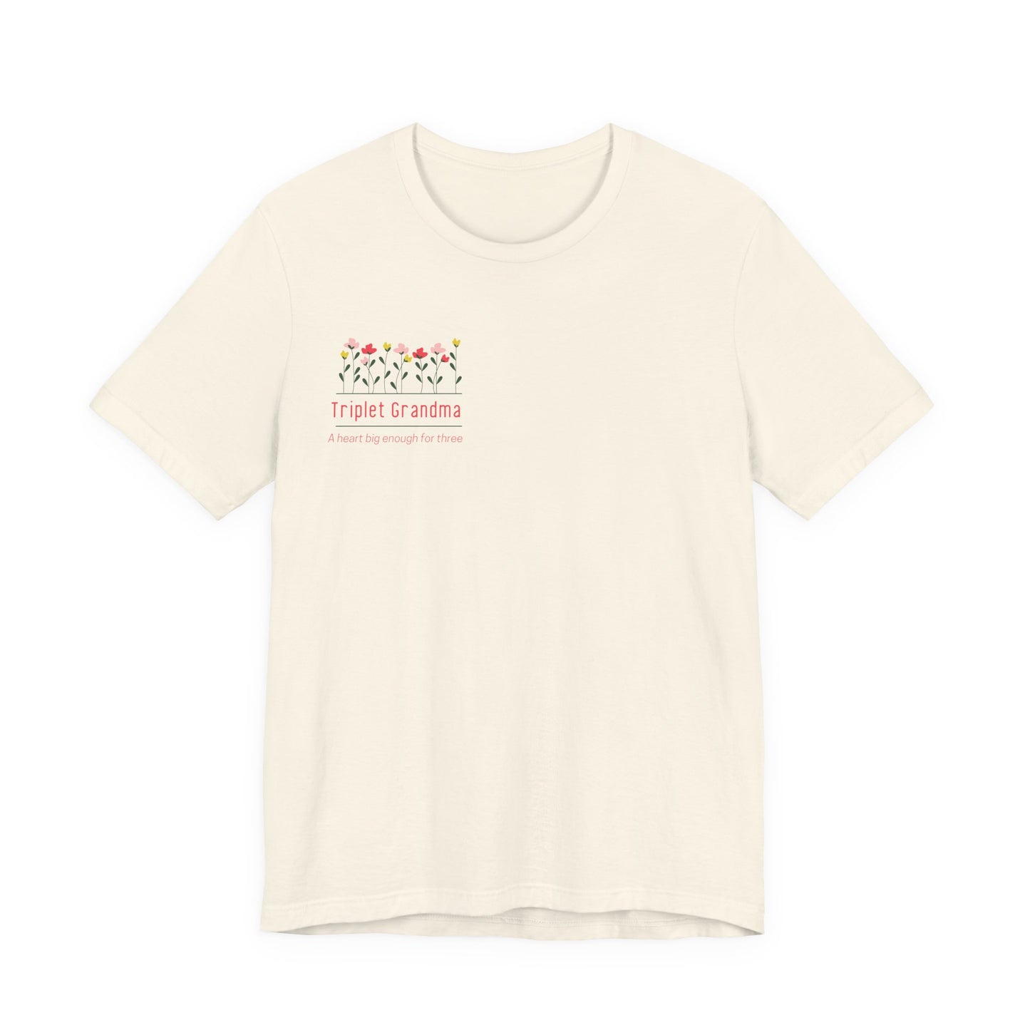 Triplet Grandma- Floral T-Shirt
