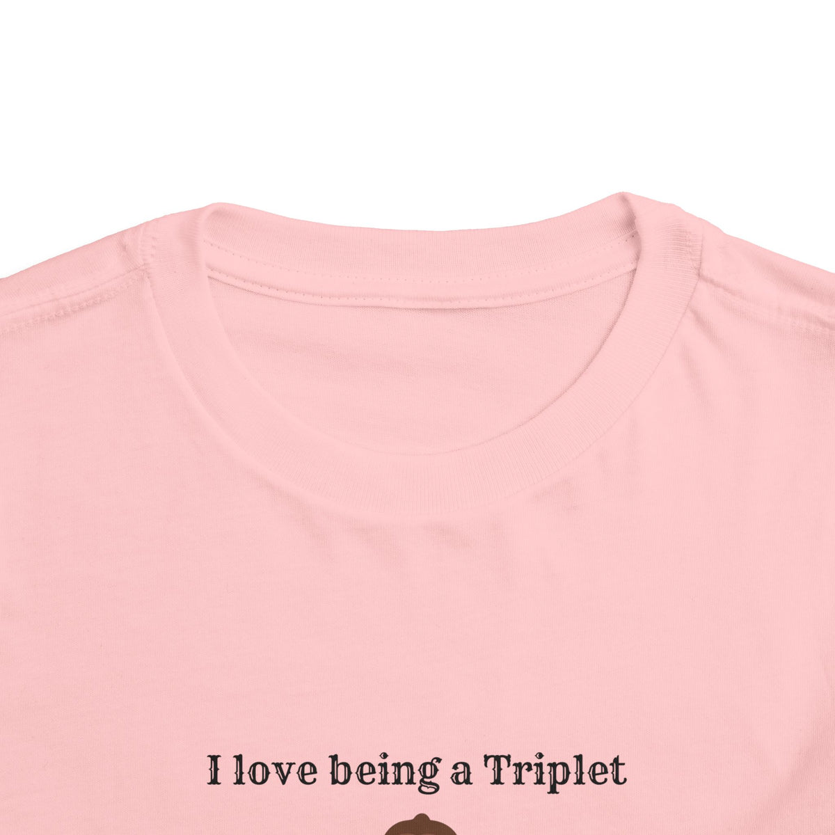 I Love Being a Triplet Toddler Tee – Cute Matching Sibling Autumn Shirt