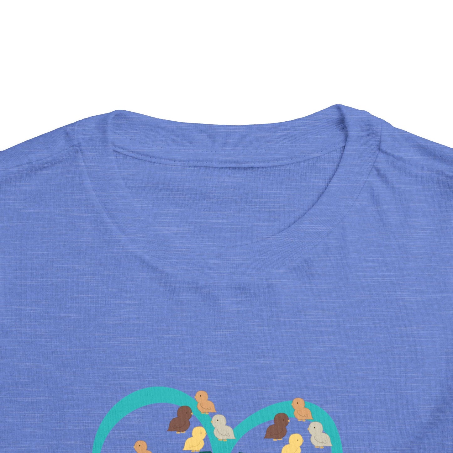 Toddler Easter Tee — "Chicks Love Me" Joke Heart Chick Pattern Shirt for boys