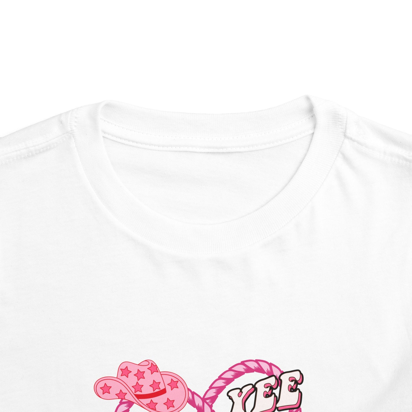 Twin Toddler Tee — 'Yee Haw Country Music Twincess' Pink Western Cowgirl Graphic