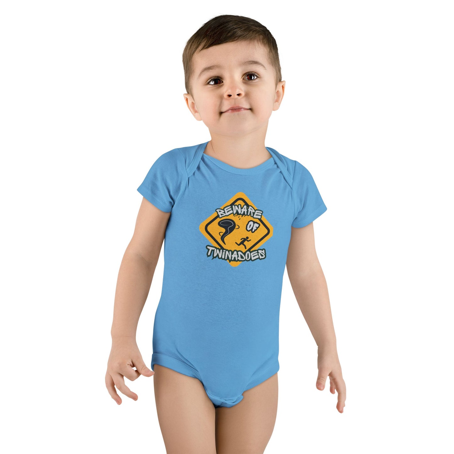Onesie - "Beware of Twinadoes" Cute Baby Onesie | Twin Baby Gift