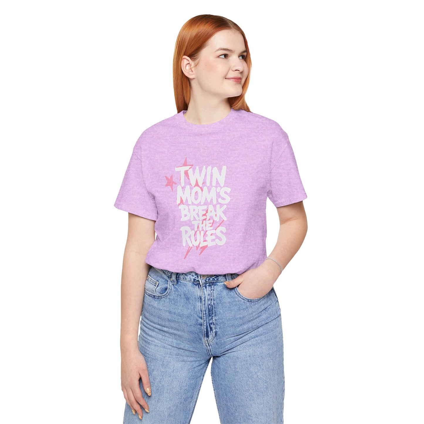 Twin Mom's Break the Rules T‑Shirt — Funny Twin Mama Gift