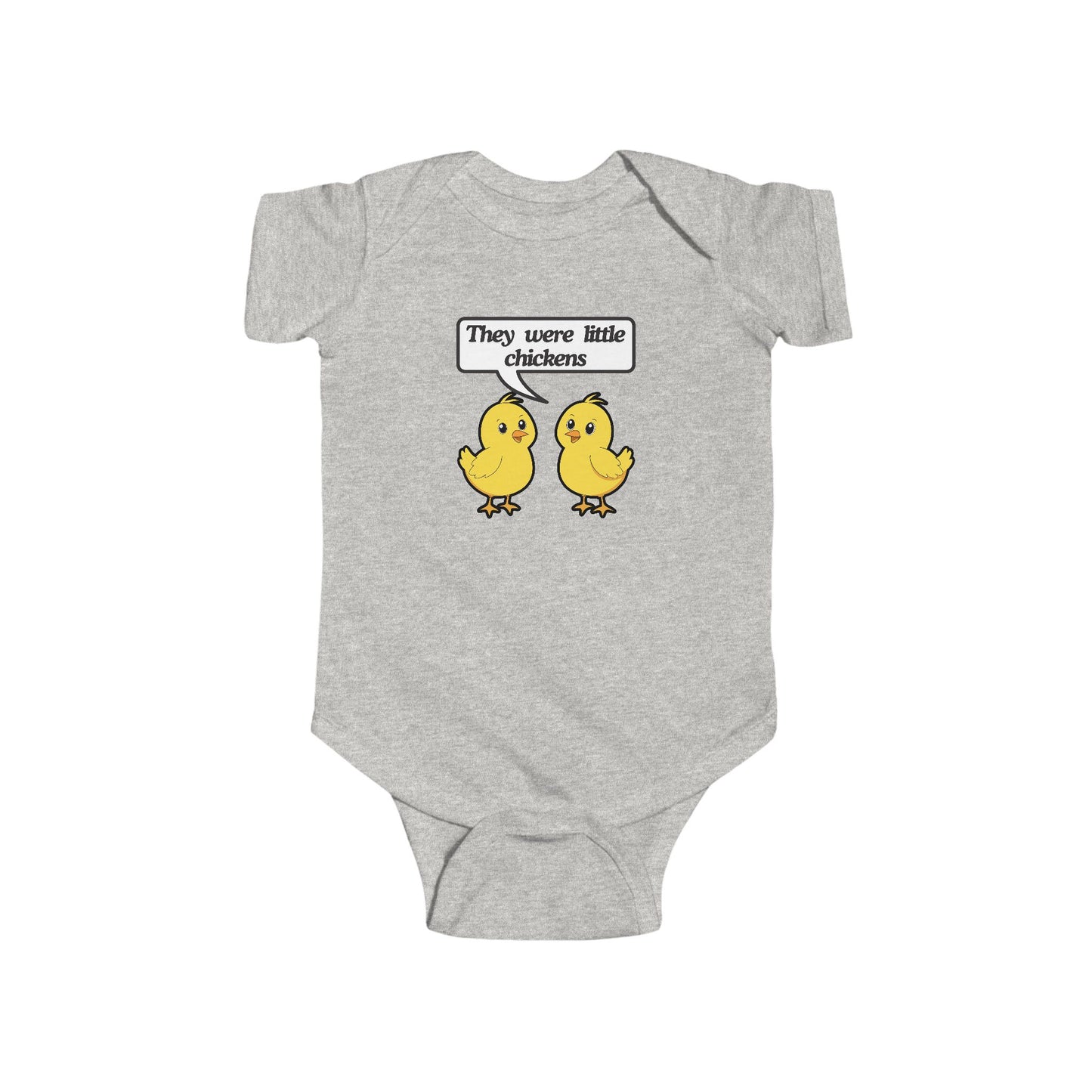 Twin Easter Bodysuit Set “They Were Little Chickens”