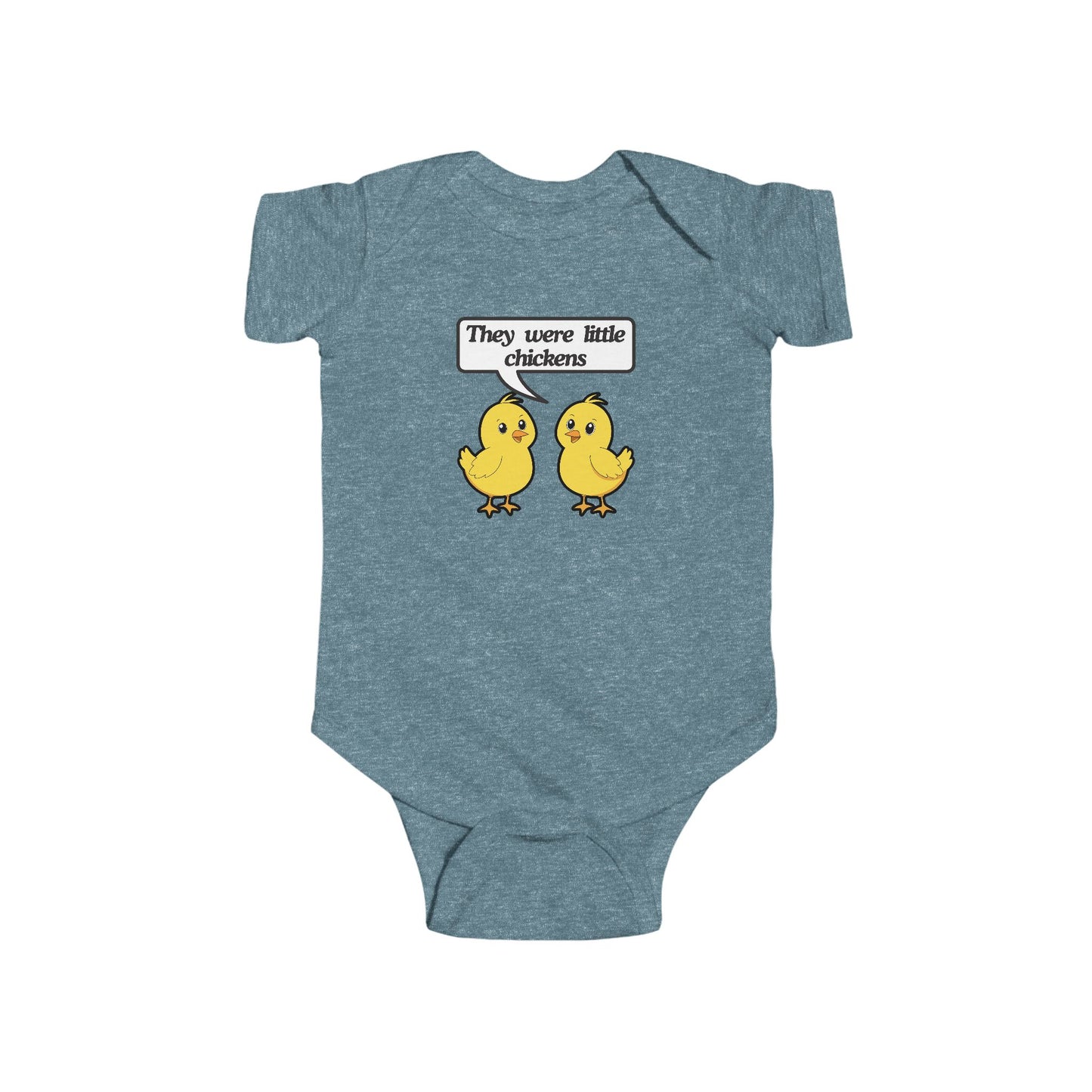 Twin Easter Bodysuit Set “They Were Little Chickens”
