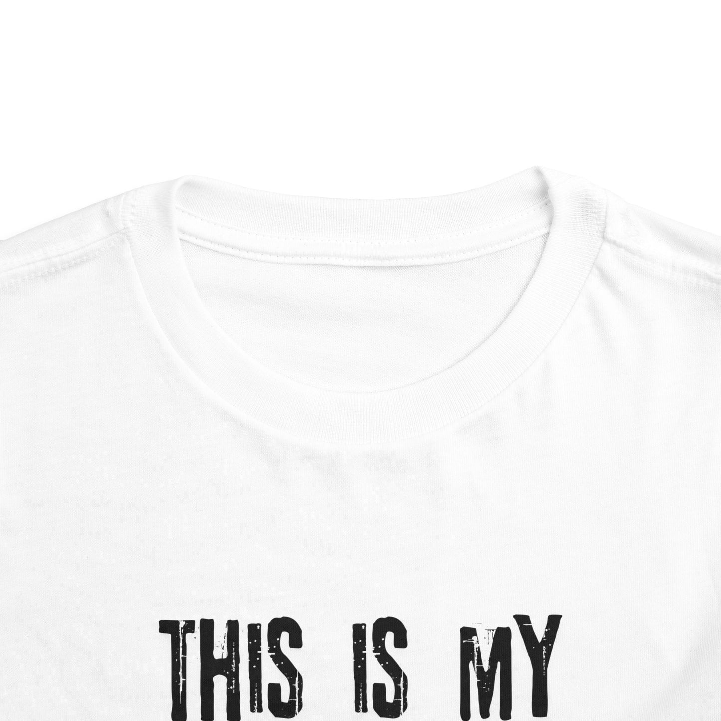 Toddler Tee - "This Is My Messy Shirt" Funny Kids Graphic T-Shirt