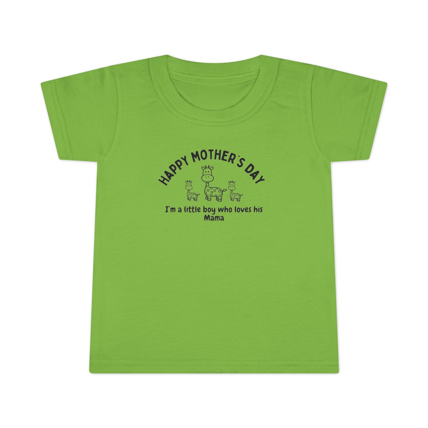 "Happy Mother's Day- I'm a Little Boy Who Loves His Mama" T-Shirt Ages 2-6 Years