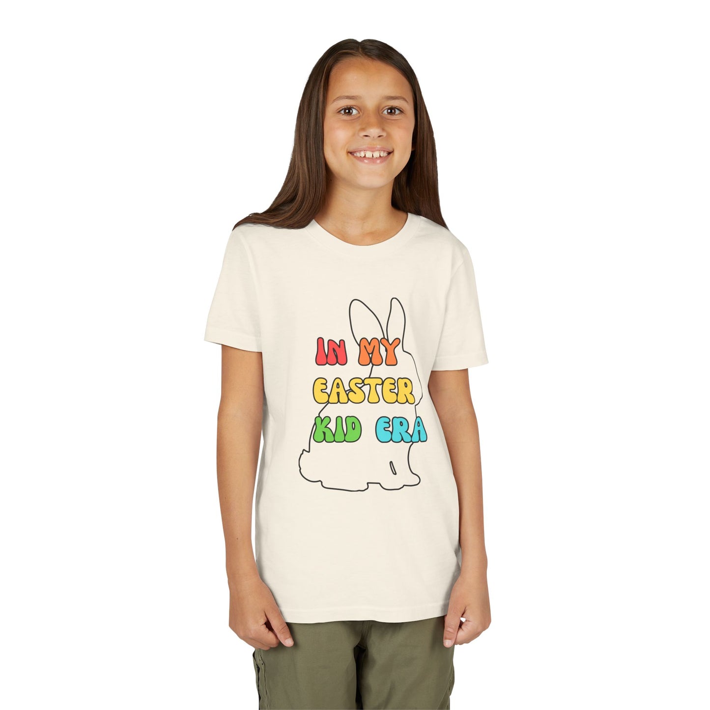 Youth Easter T-Shirt — "In My Easter Kid Era" Bunny Graphic