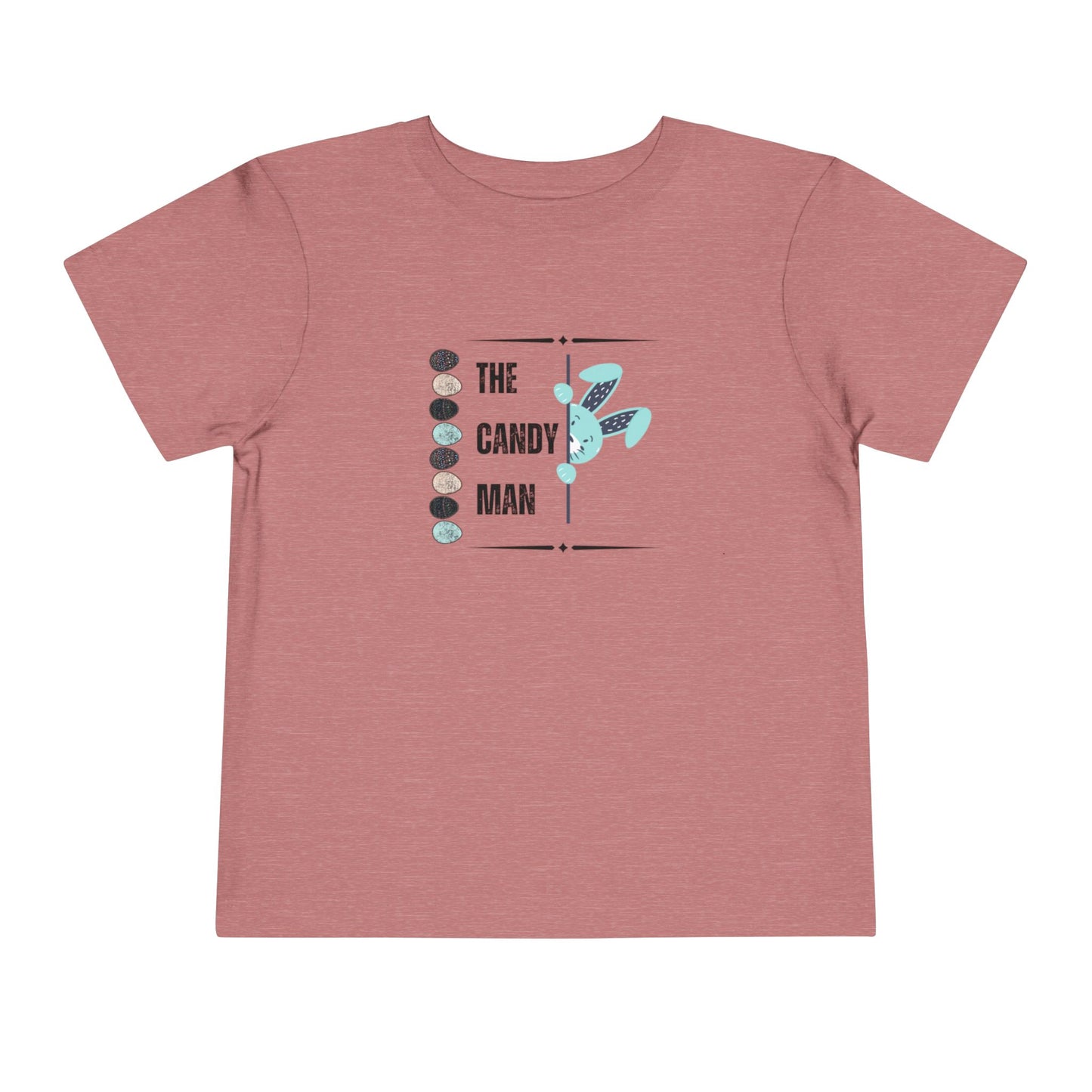 Toddler Tee — "The Candy Man" Cute Easter Bunny Candy Graphic Shirt