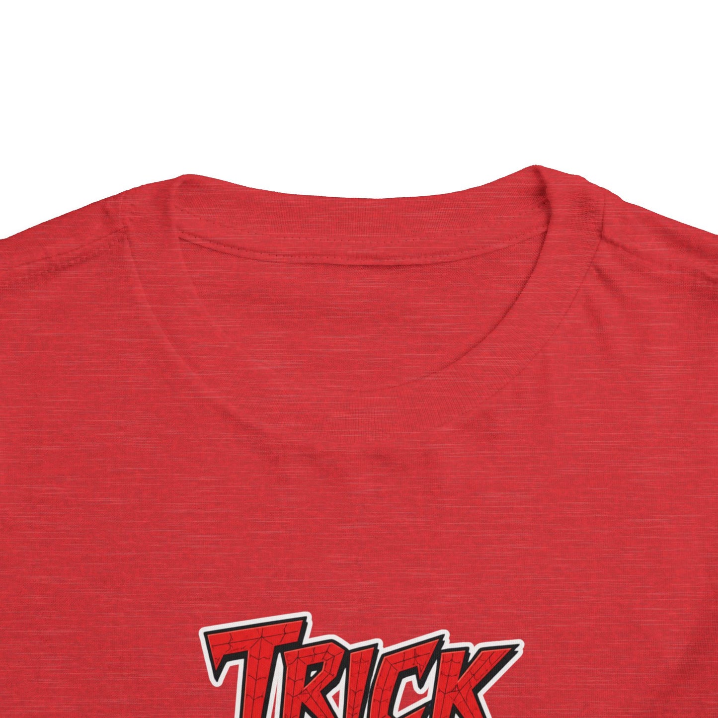 Triplet Toddler - Spiderman Shirt — "Trick or Triplets" Halloween Graphic (2 to 5 years old)