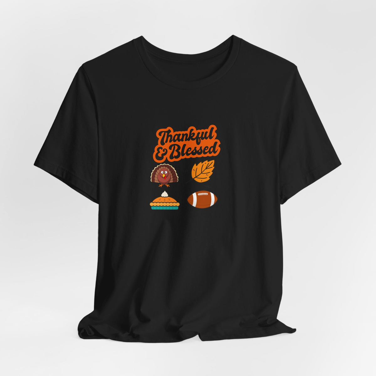 Thankful & Blessed Thanksgiving T-Shirt