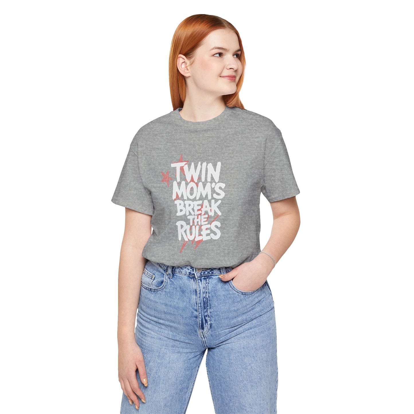 Twin Mom's Break the Rules T‑Shirt — Funny Twin Mama Gift