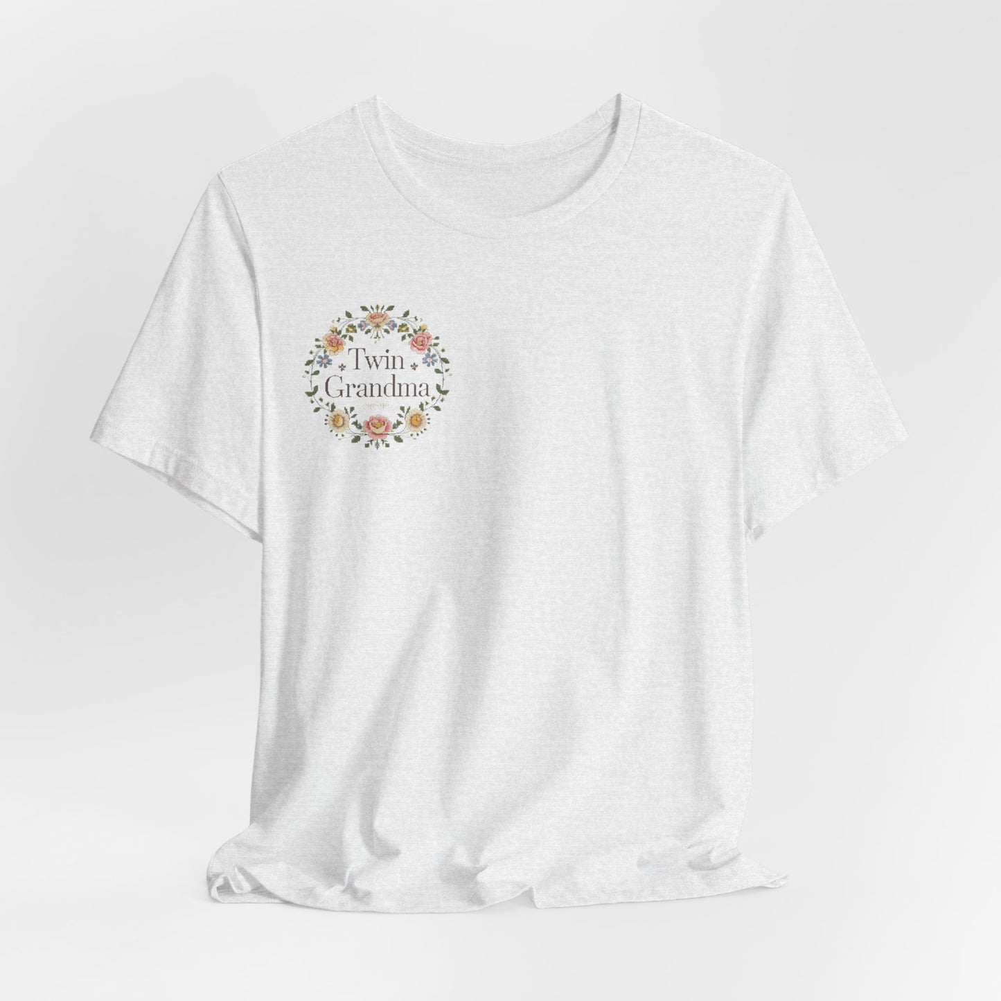 Twin Grandma Floral Tee — Vintage Flower T-Shirt