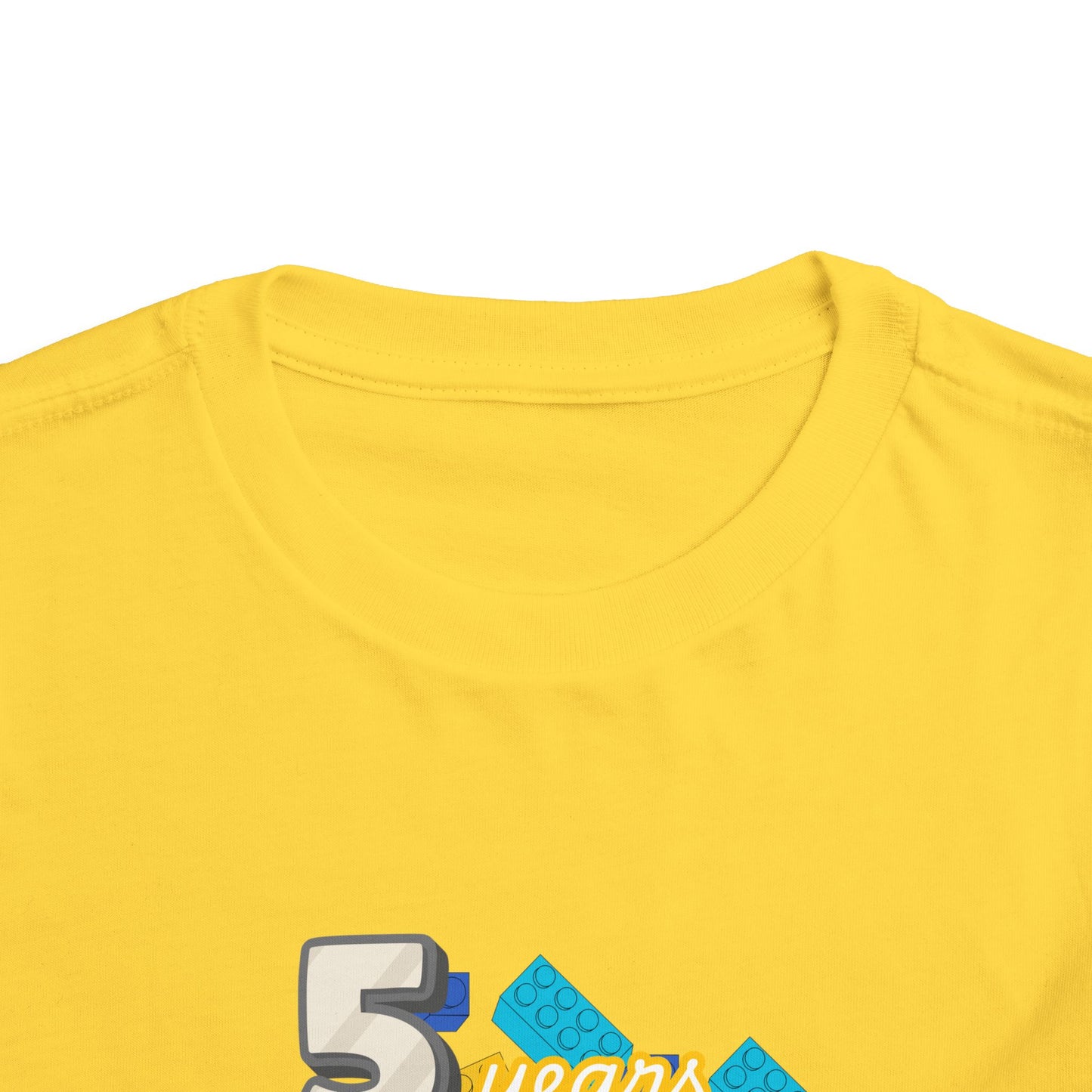 5 Years of Awesome-ness Lego Tee — Birthday Shirt for 5-Year-Olds