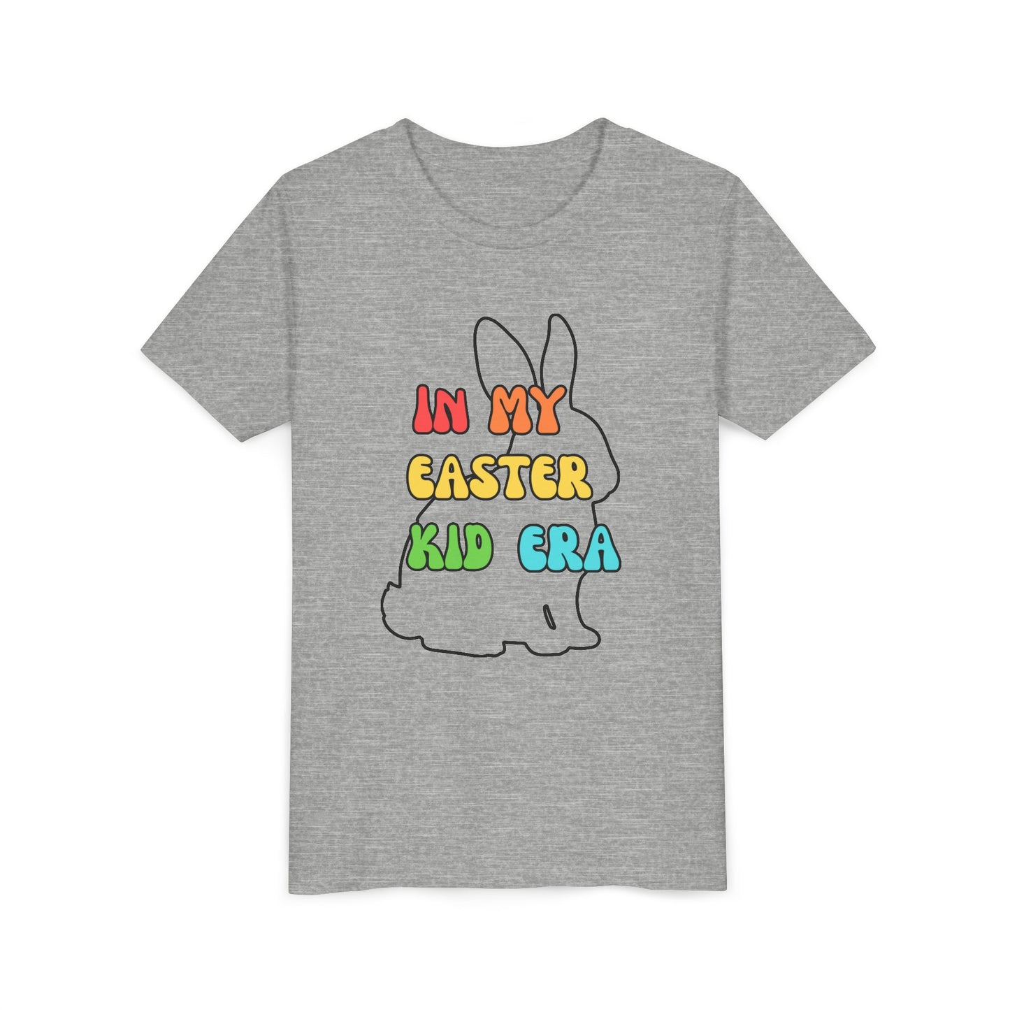Youth Easter T-Shirt — "In My Easter Kid Era" Bunny Graphic