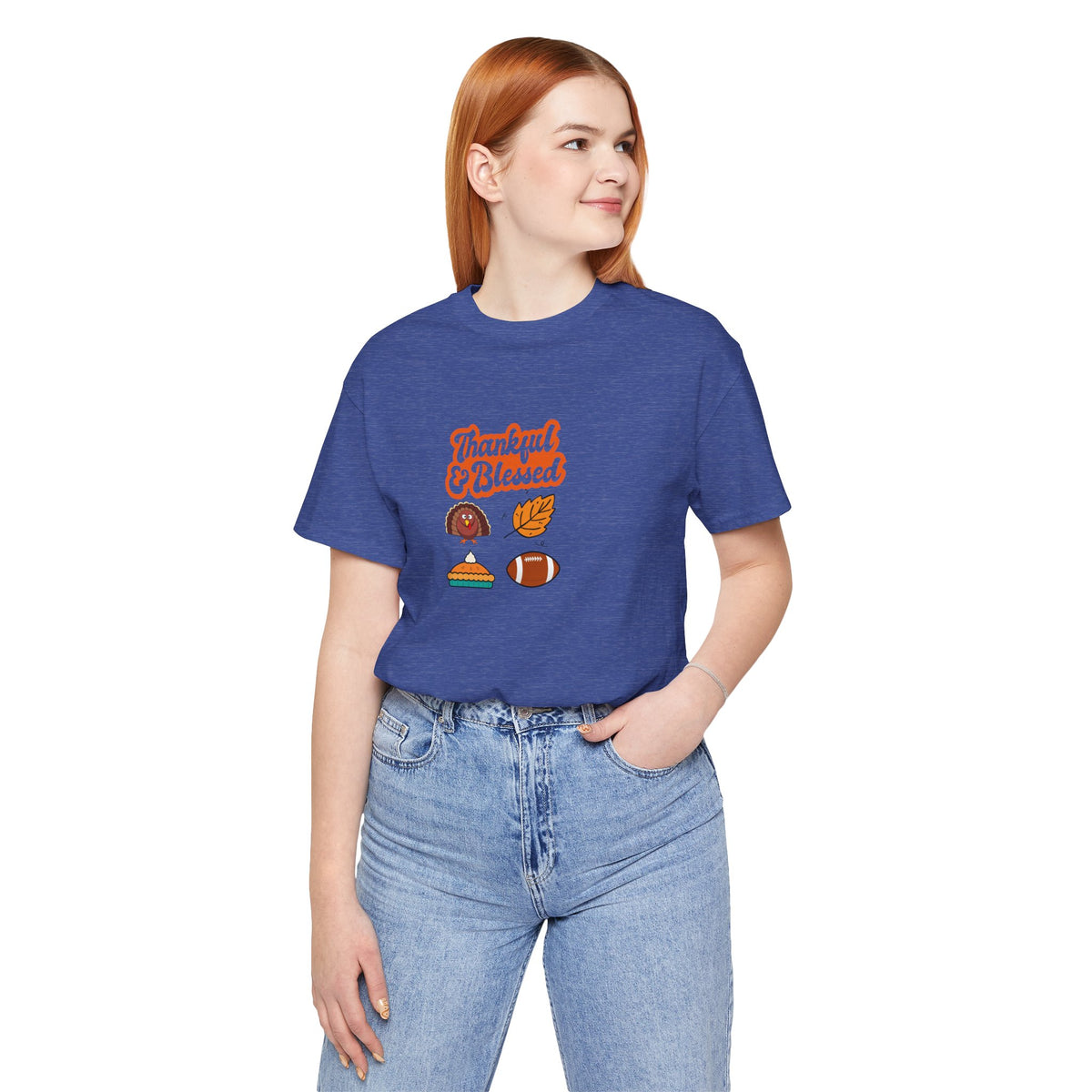 Thankful & Blessed Thanksgiving T-Shirt