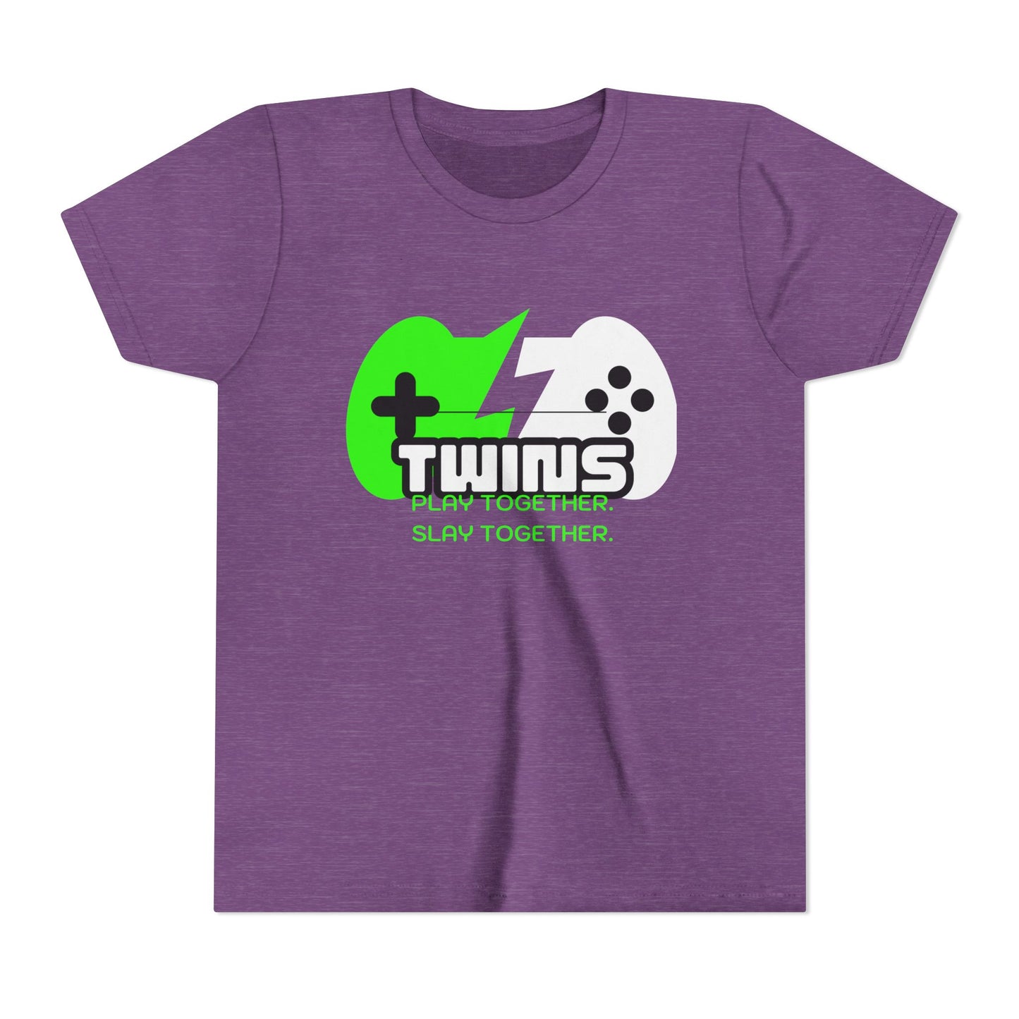 Teen Twins Gaming Tee — "Twins: Play Together, Slay Together"