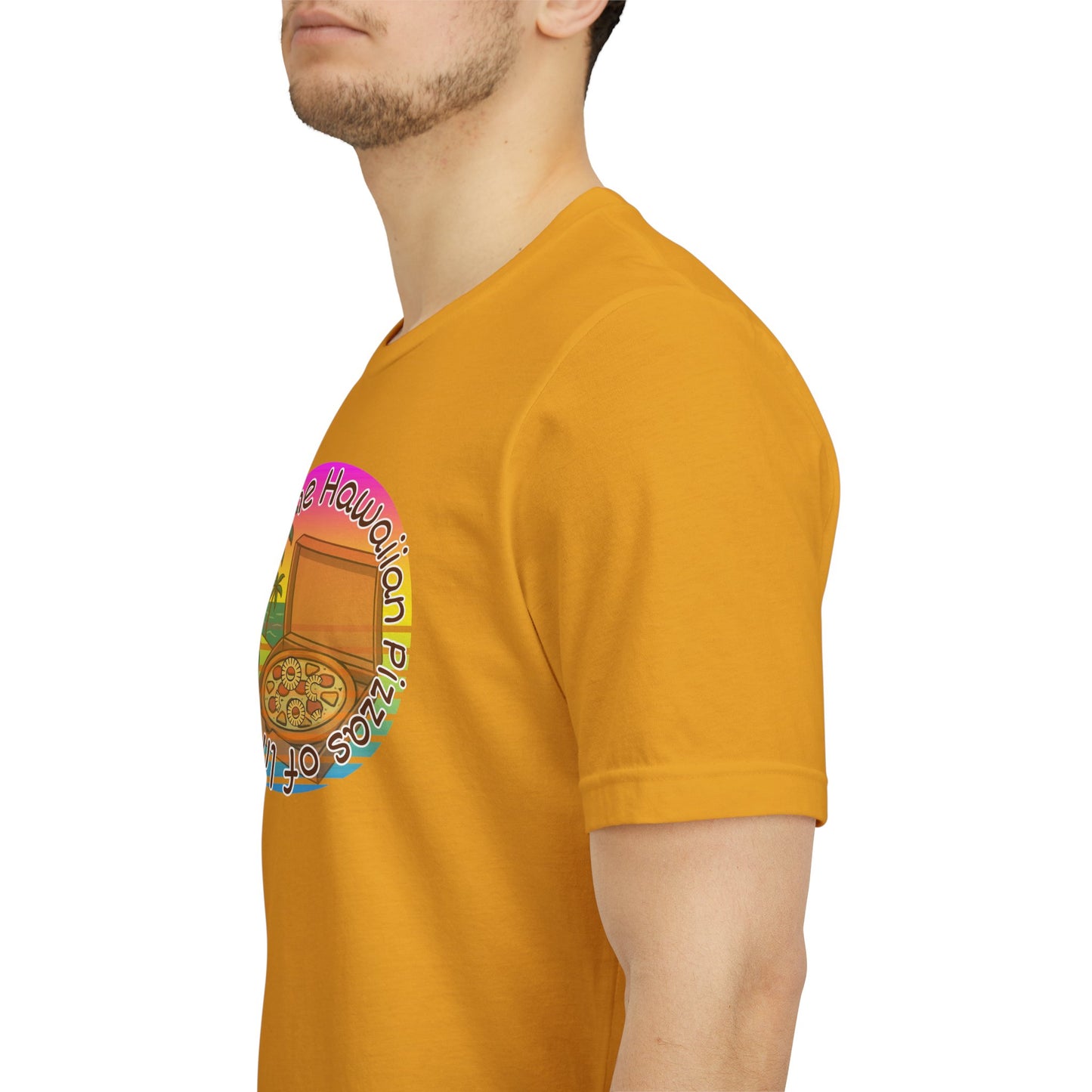 Hawaiian Pizza- Twin Dad Beach T-Shirt — Vintage 90's Style Tee