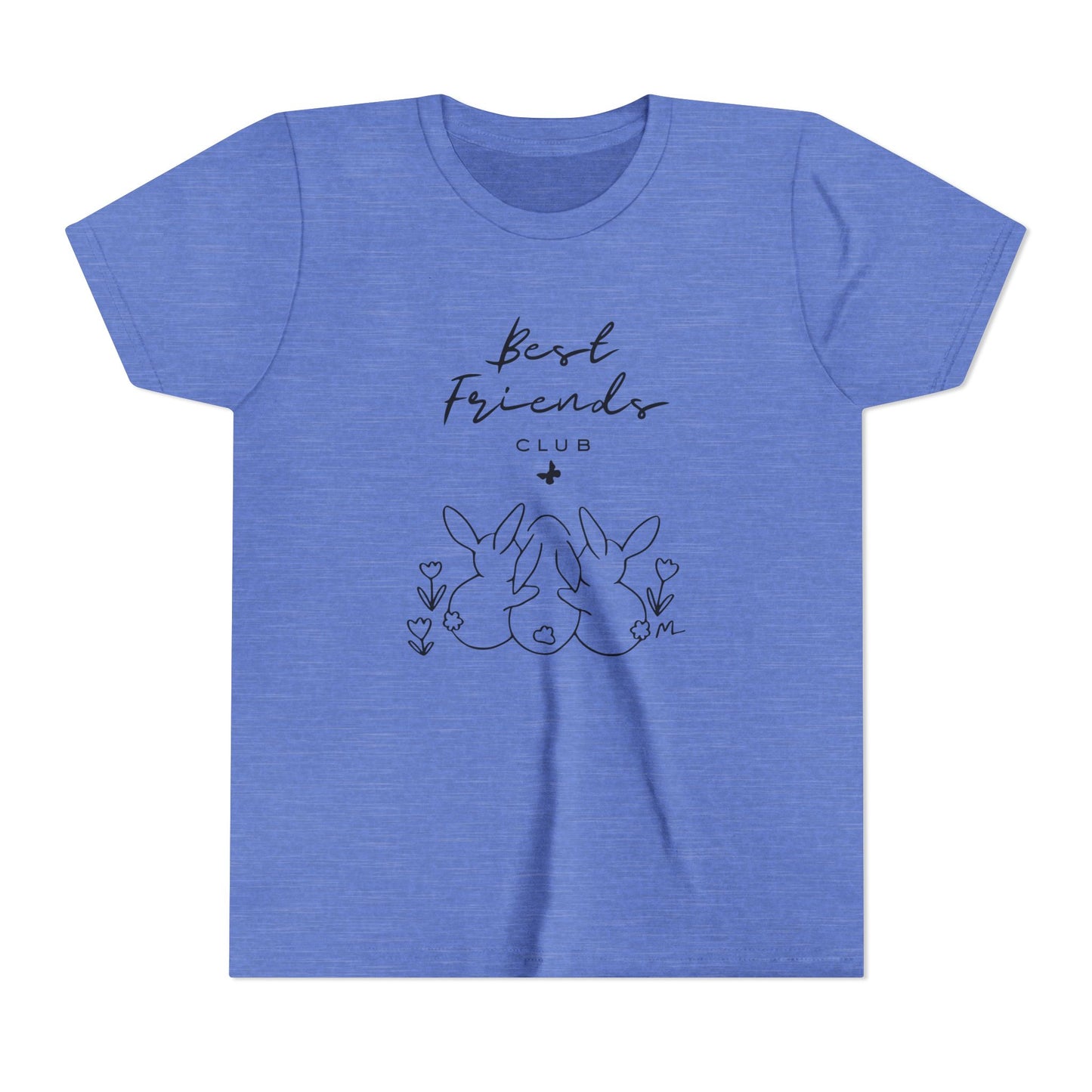 Young Adult Tee - "Best Friends" Bunny Trio Kids Graphic Shirt