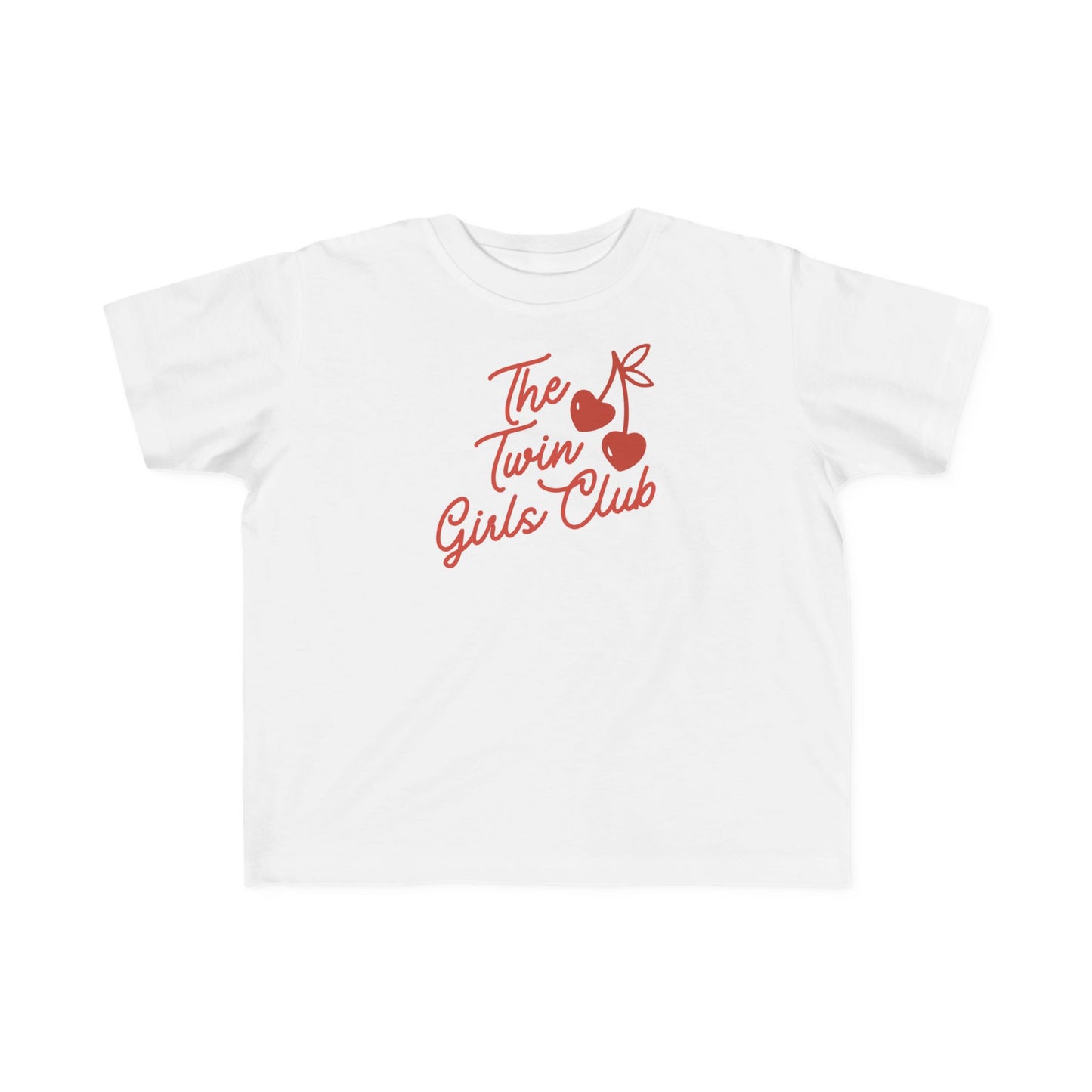 The Twin Girls Club- Twin Toddler/Infant- Cherry Graphic Kids Shirt