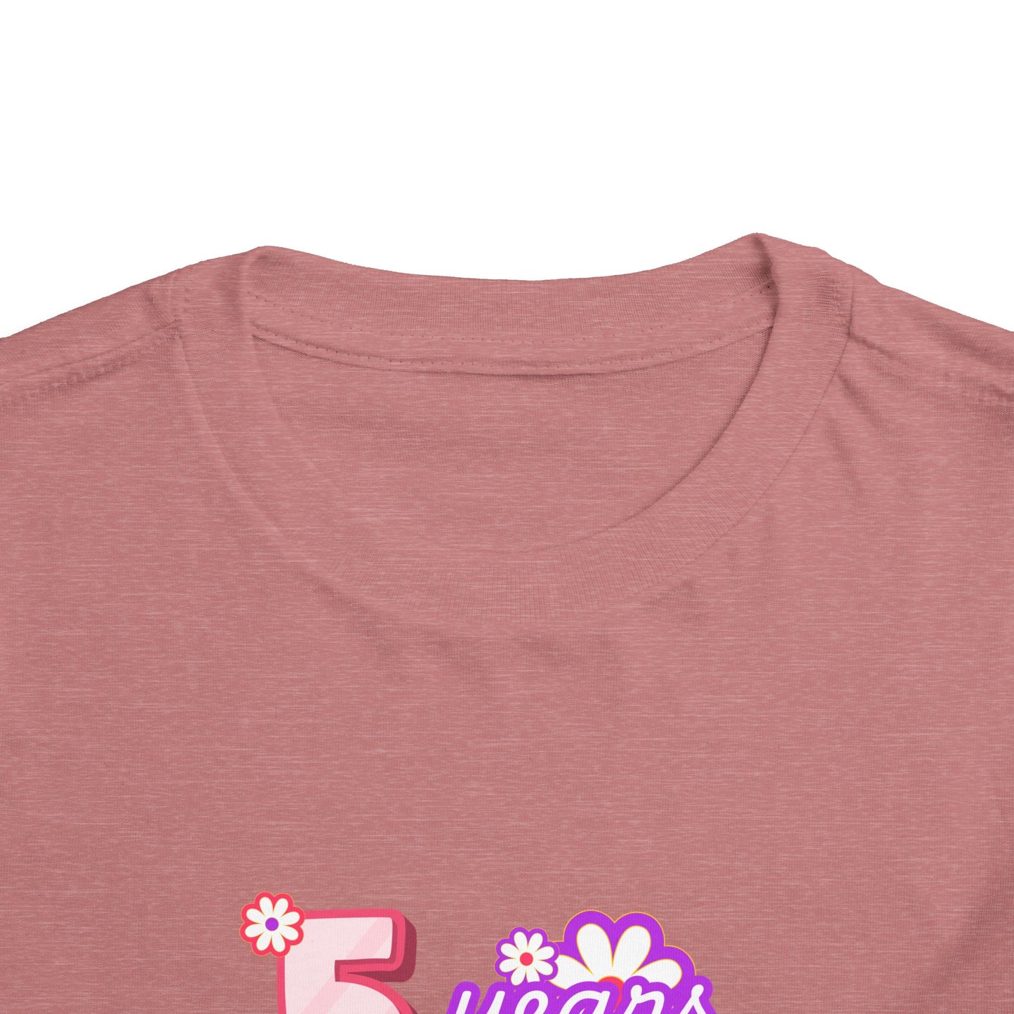 5th Birthday Tee — "5 Years of Awesomeness" Birthday Shirt (Girls)