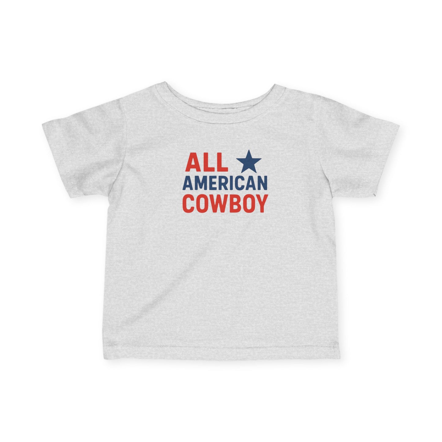 "All American Cowboy" Patriotic Baby T-Shirt (6-24 months)