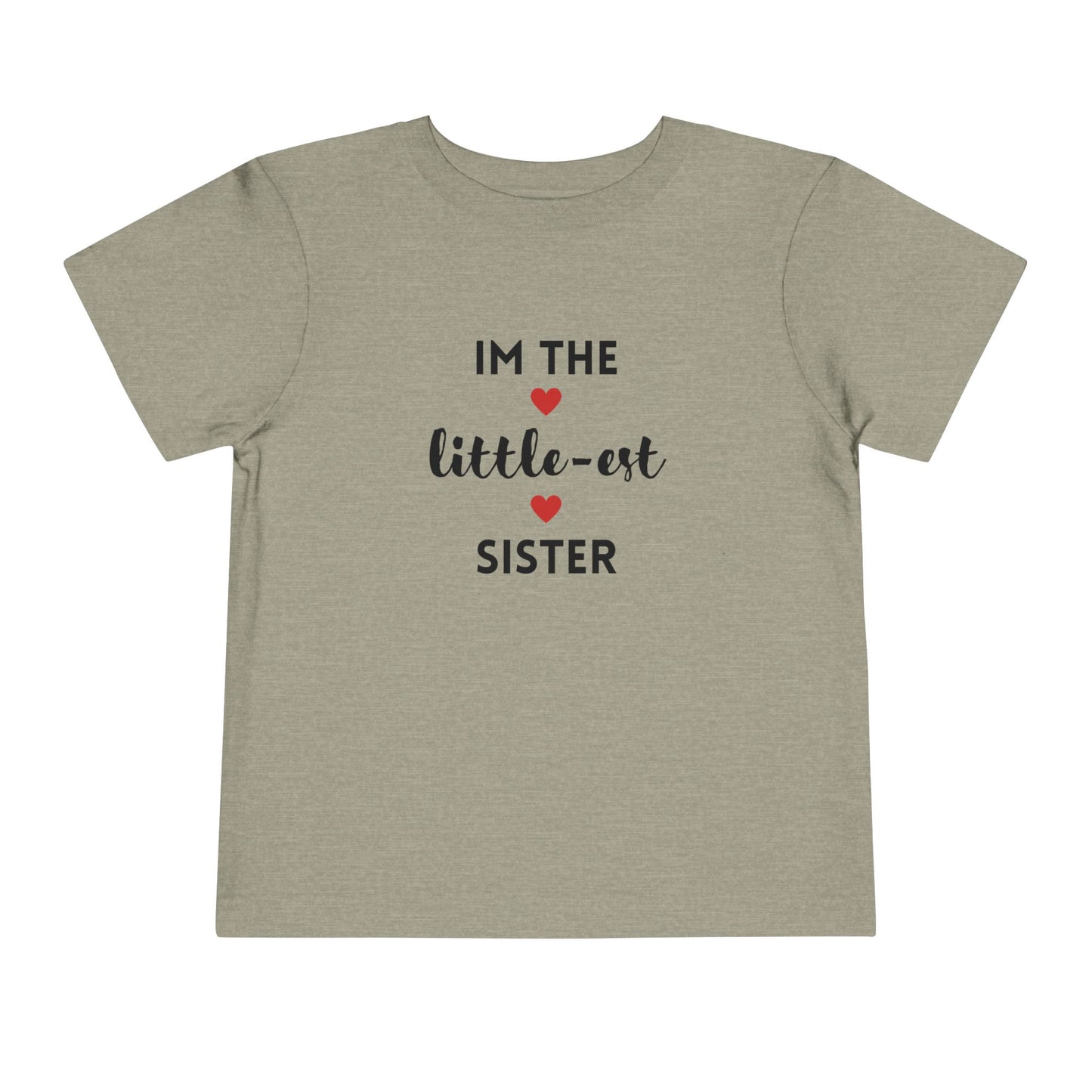 I'm the Little-est Sister- Sibling T-Shirt for Family Matching