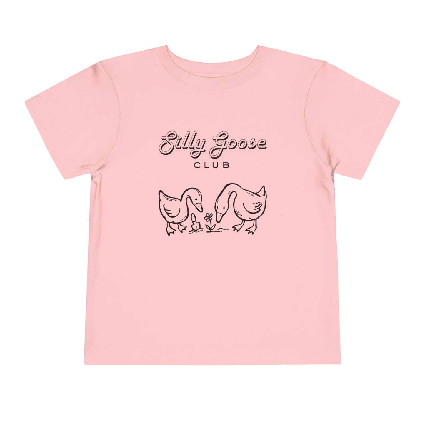 Toddler Tee — "Silly Goose Club" Cute Goose Family Shirt