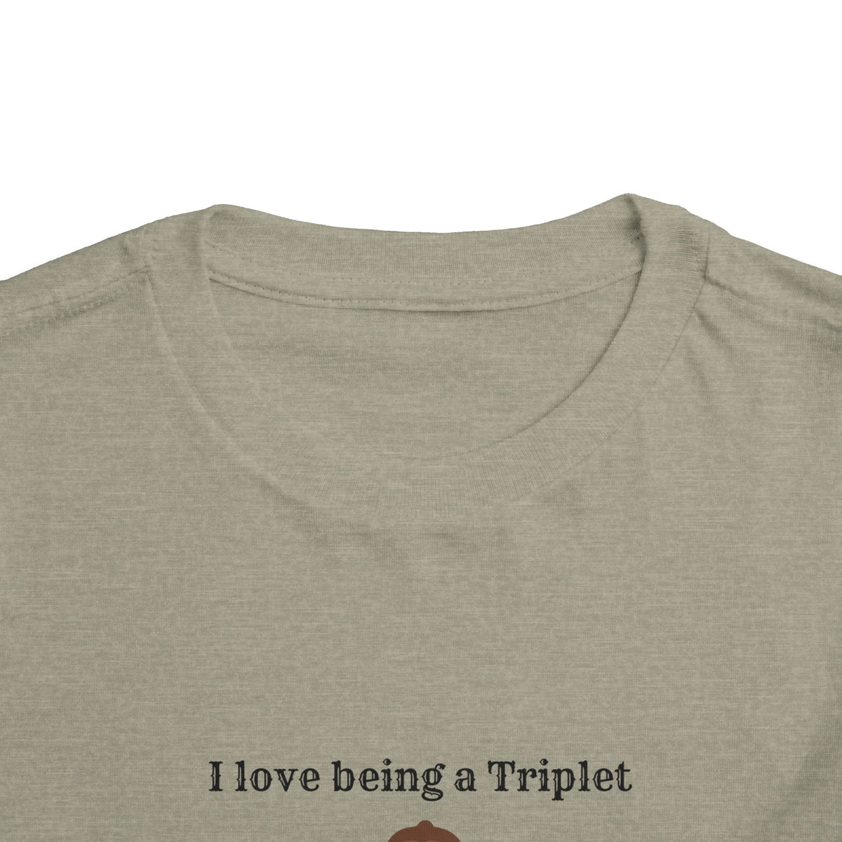I Love Being a Triplet Toddler Tee – Cute Matching Sibling Autumn Shirt