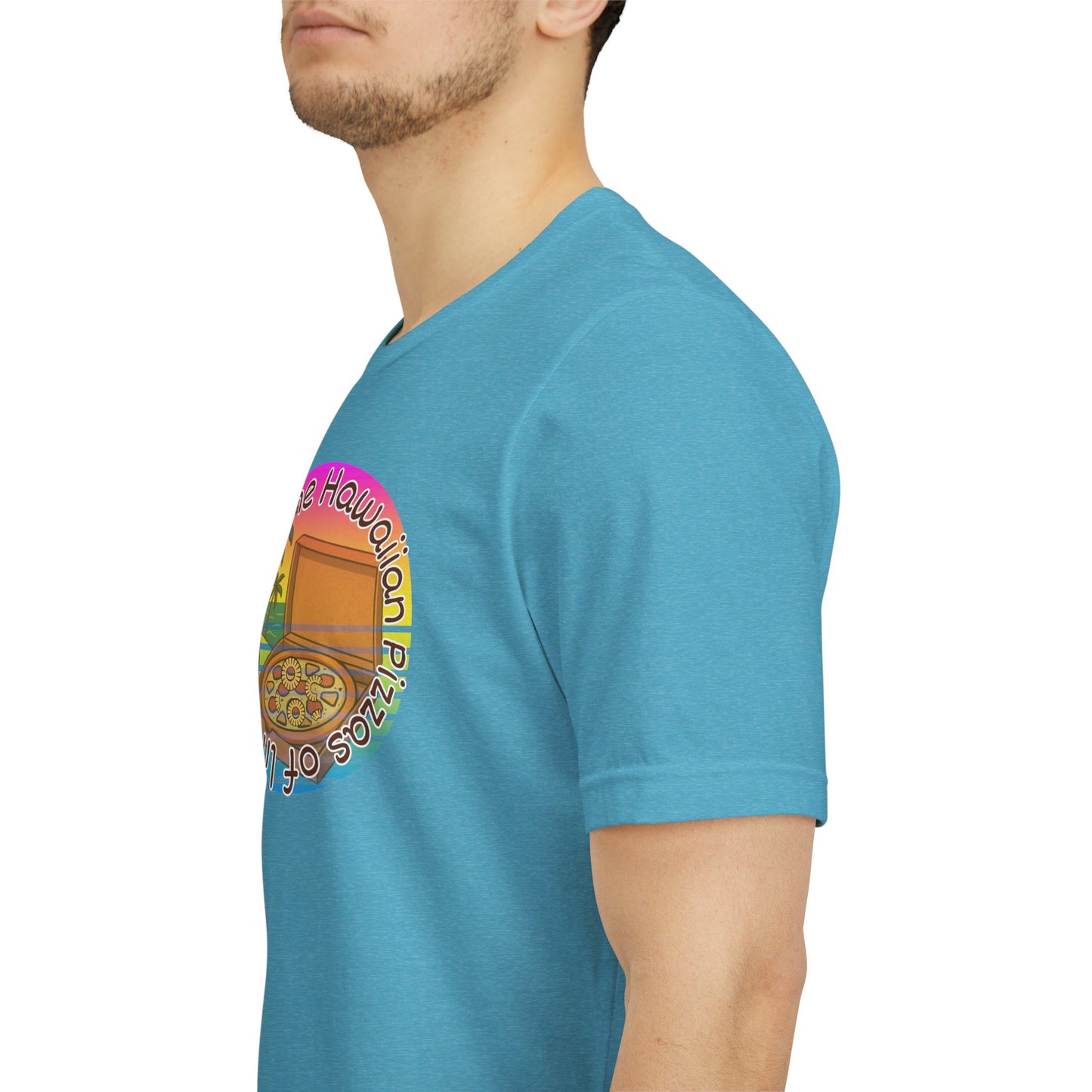 Hawaiian Pizza- Twin Dad Beach T-Shirt — Vintage 90's Style Tee