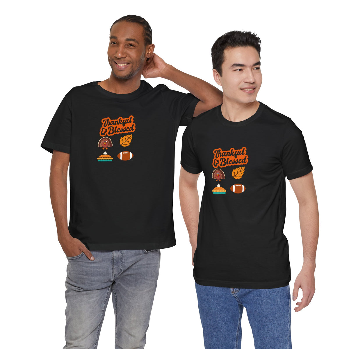 Thankful & Blessed Thanksgiving T-Shirt